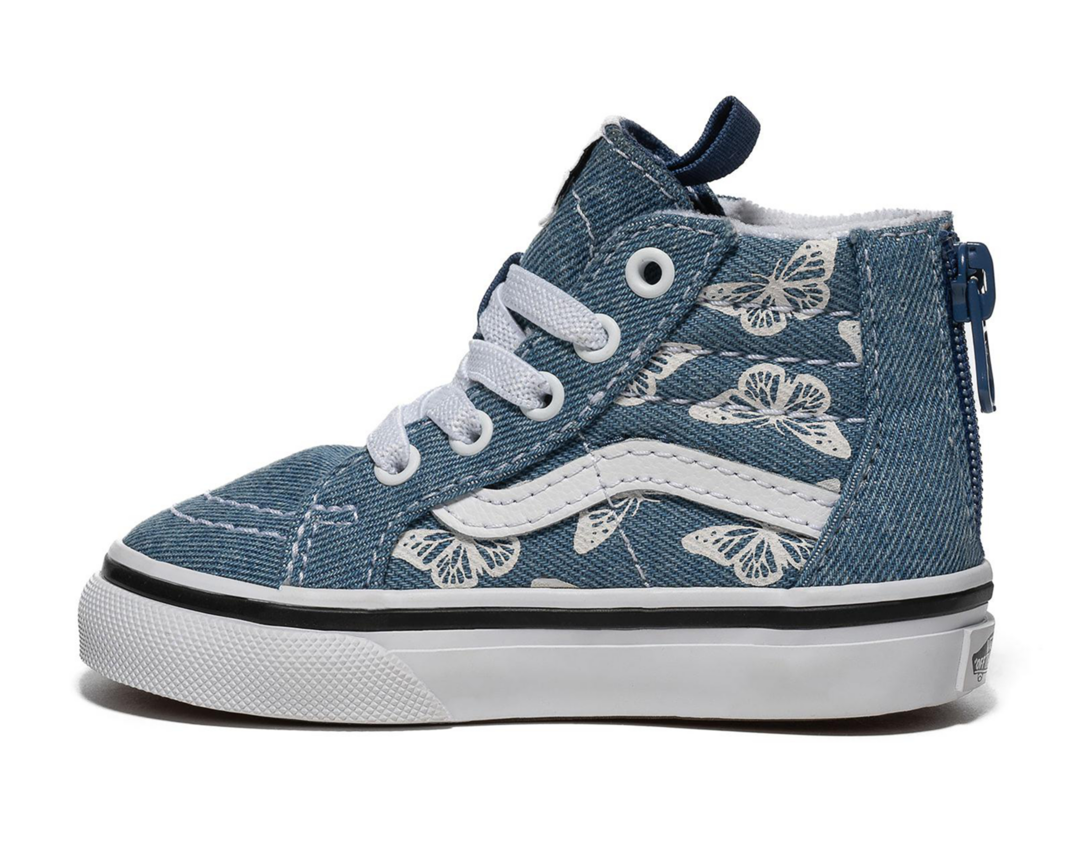 Foto 4 pulgar | Tenis Vans Sk8-Hi Zip Denim para Bebé Niña