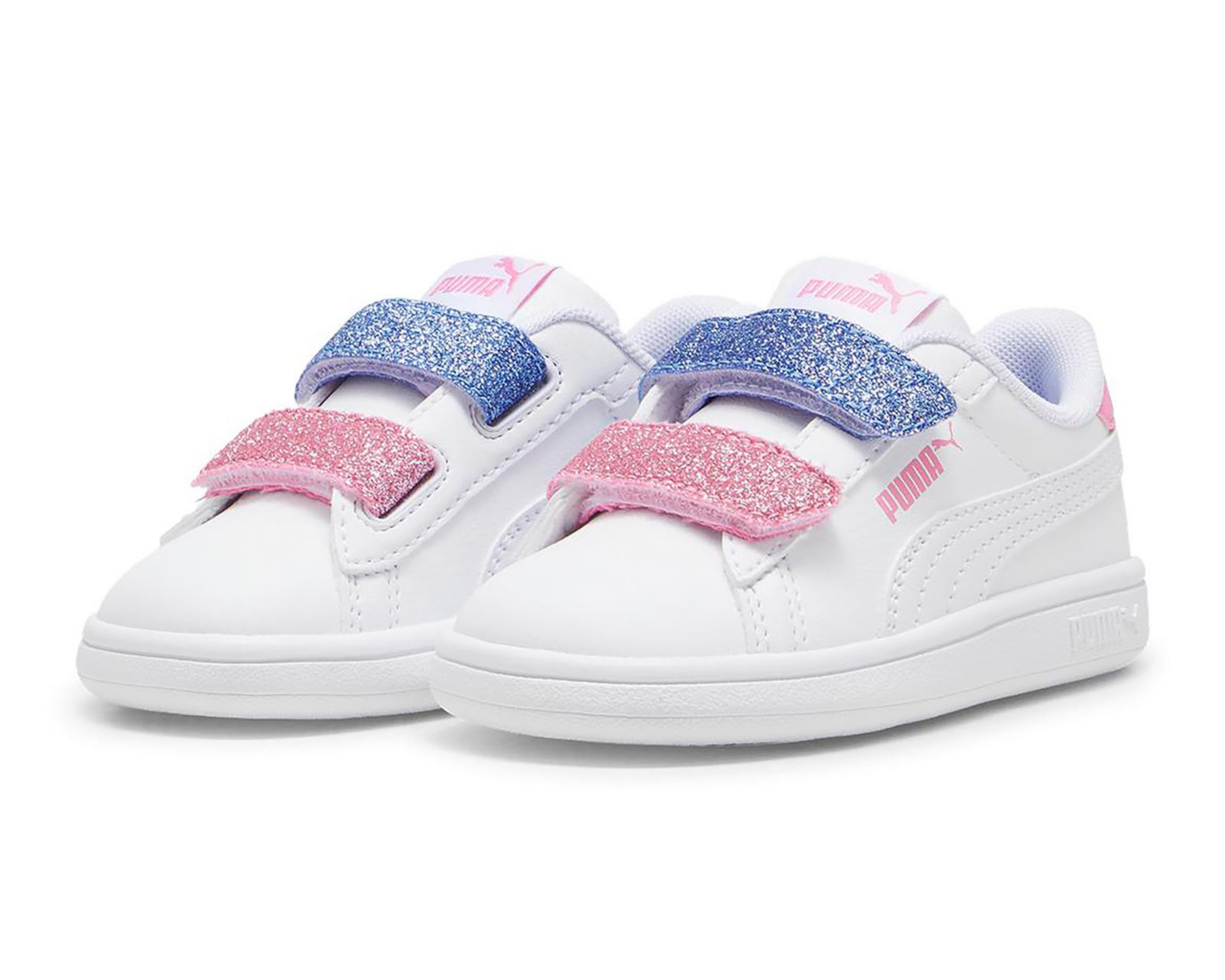 Foto 1 | Tenis Puma Smash 3.0 L Glitter para Bebé Niña