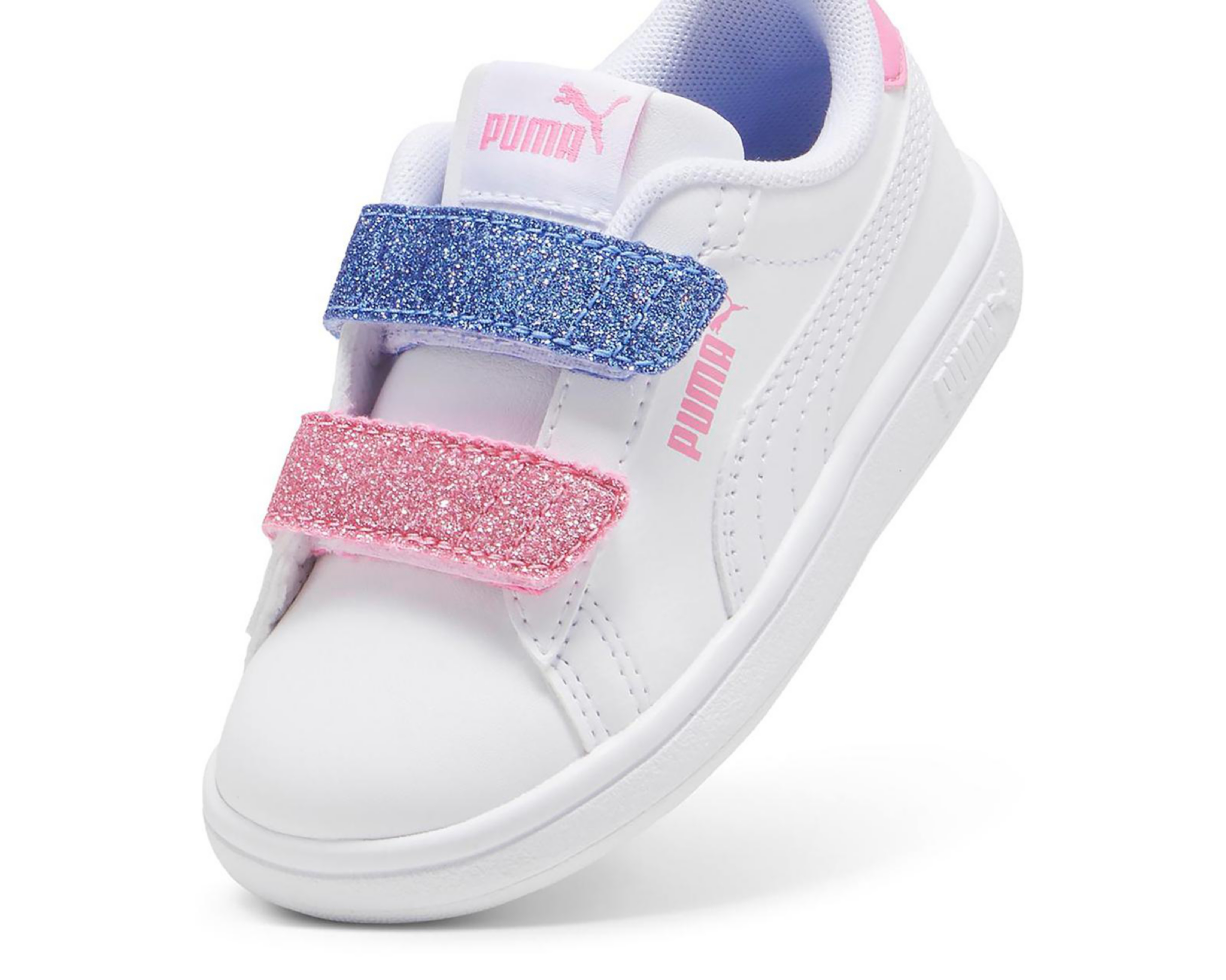 Foto 6 pulgar | Tenis Puma Smash 3.0 L Glitter para Bebé Niña