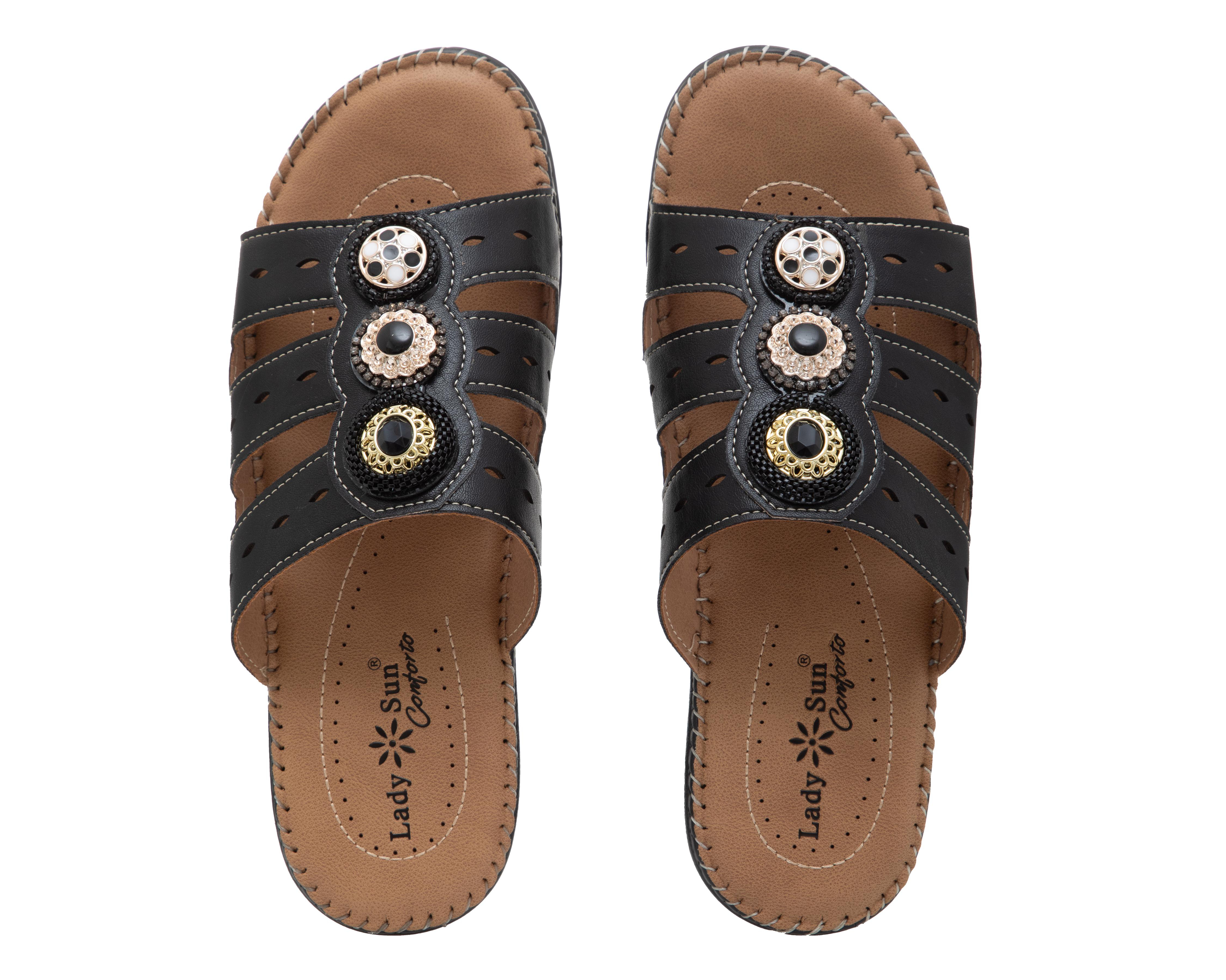 Foto 4 pulgar | Sandalias Confort Lady Sun Conforto para Mujer