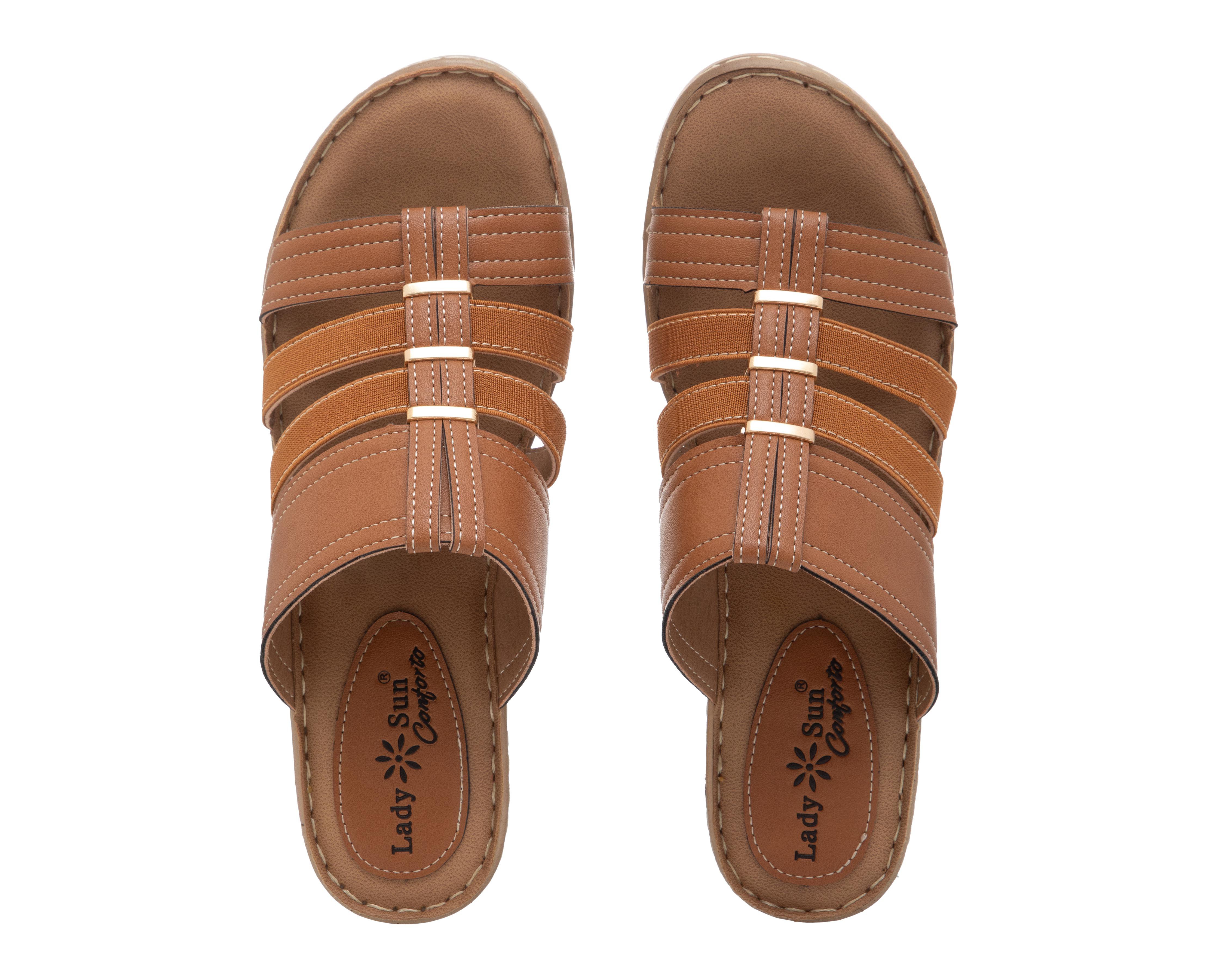 Foto 4 pulgar | Sandalias Confort Lady Sun Conforto para Mujer