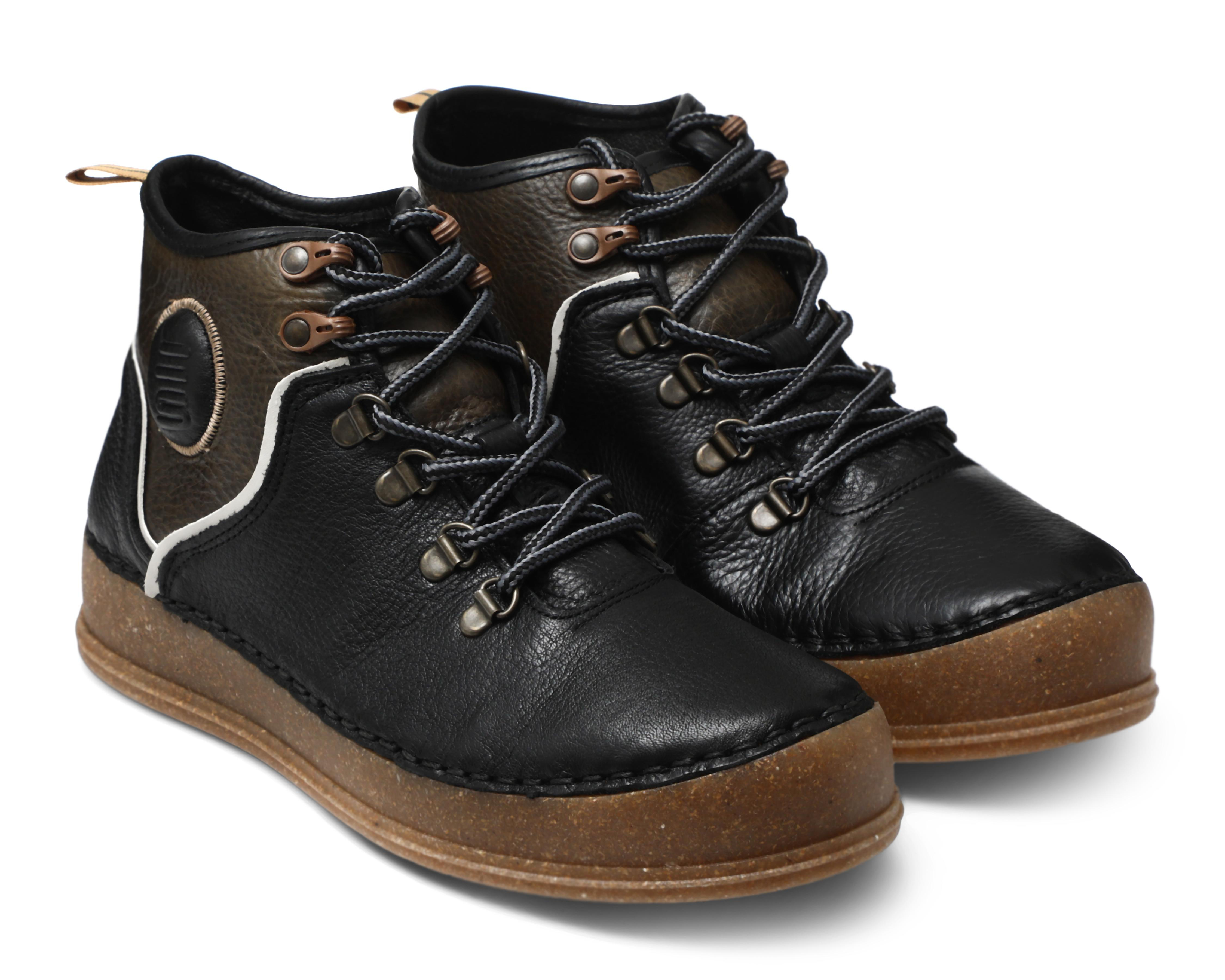 Foto 2 pulgar | Botas Confort Lobo Solo de Piel para Hombre