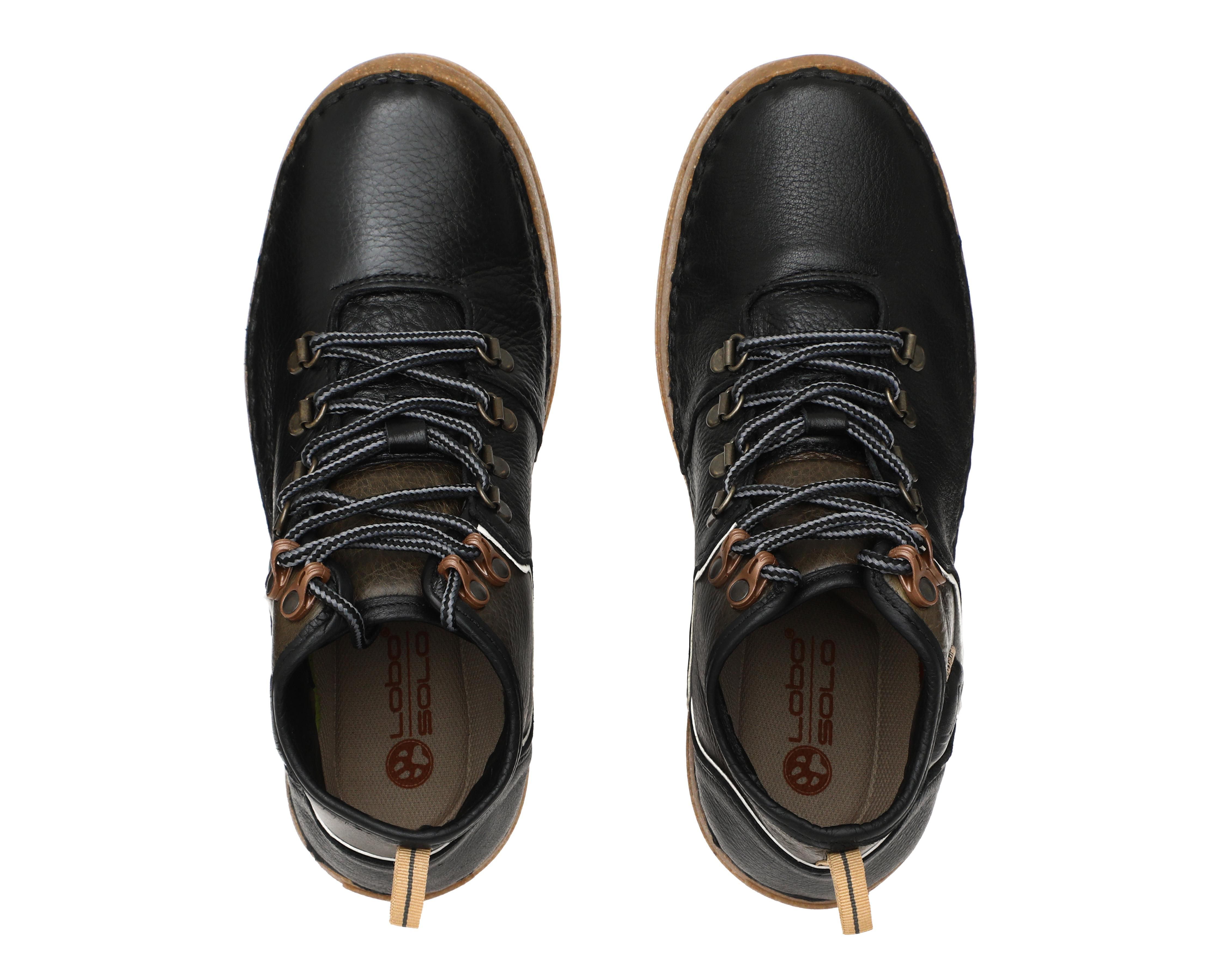 Foto 3 | Botas Confort Lobo Solo de Piel para Hombre