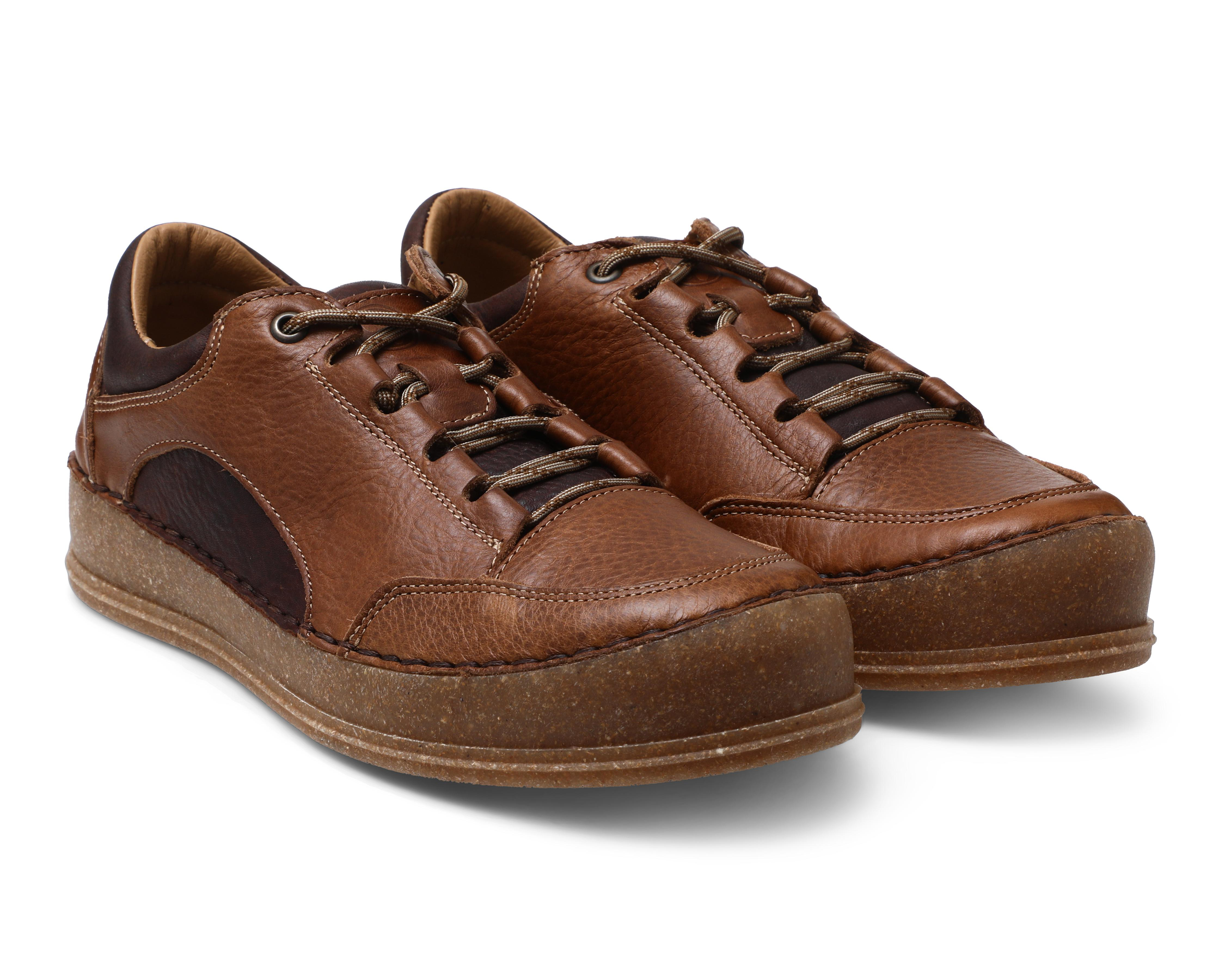 Zapatos Confort Lobo Solo de Piel para Hombre