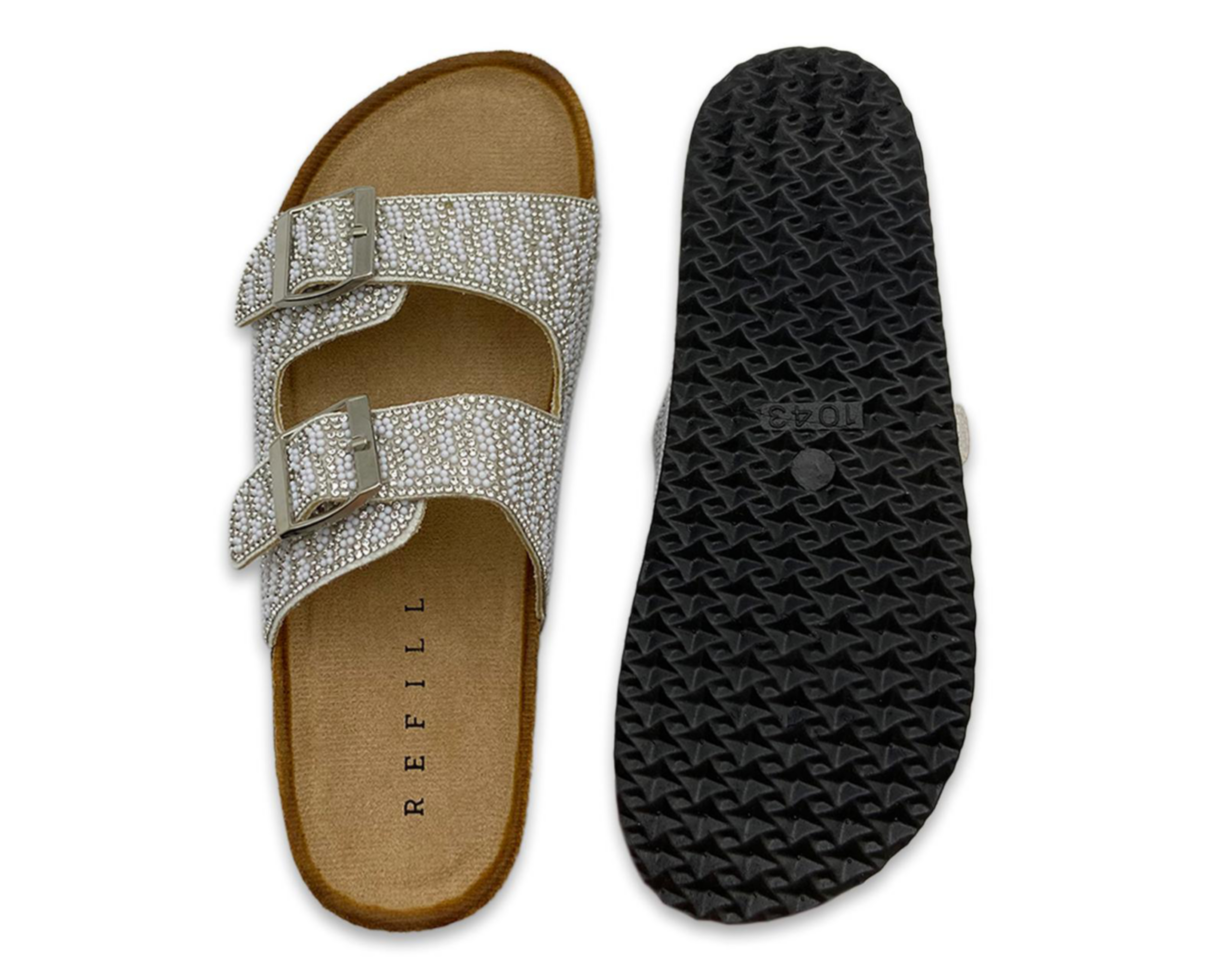 Foto 2 | Sandalias Casuales Refill para Mujer