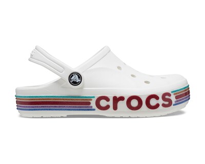 Foto 4 | Sandalias de Playa Crocs Bayaband Rainbow para Niña