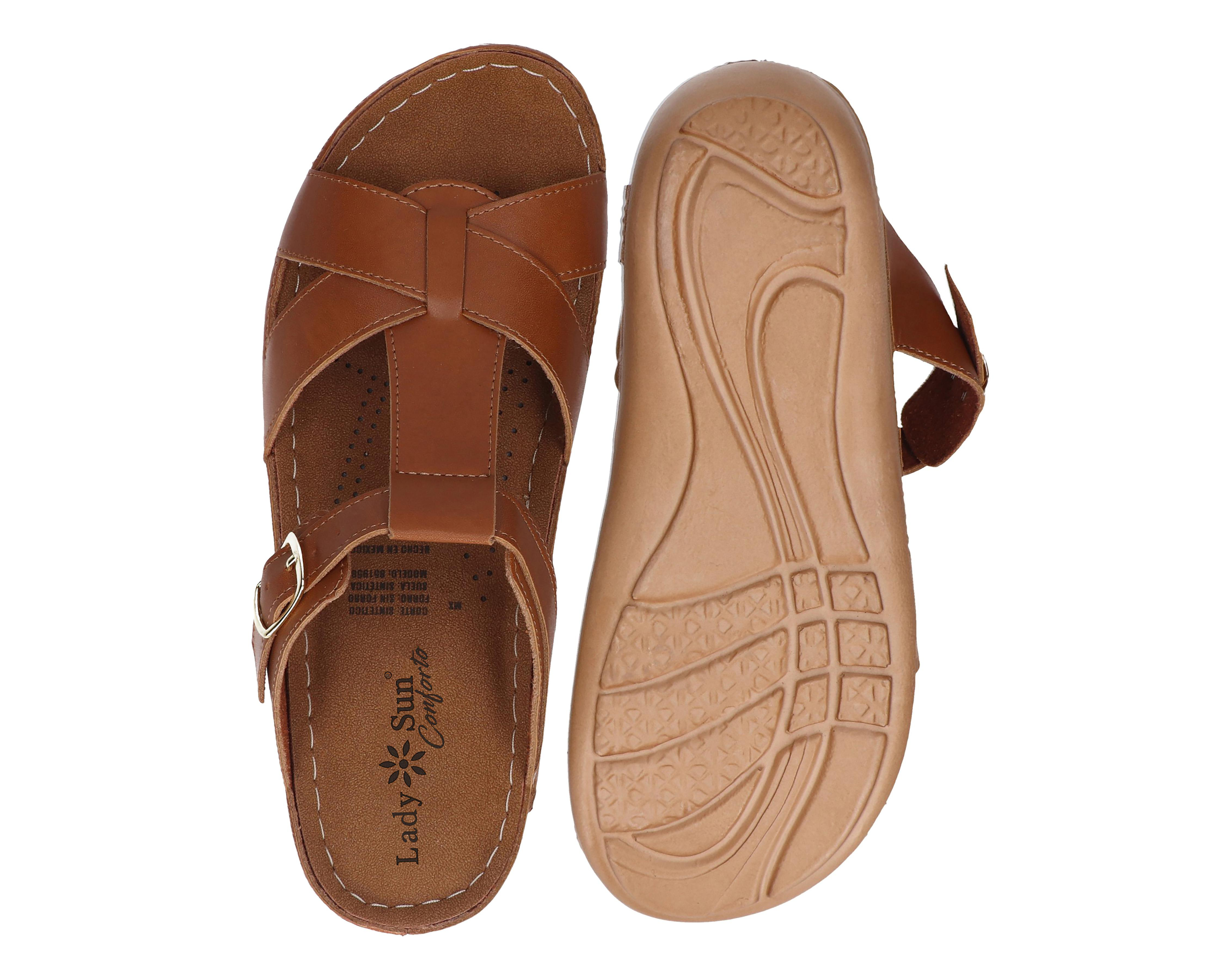 Foto 4 pulgar | Sandalias Confort Lady Sun Conforto para Mujer