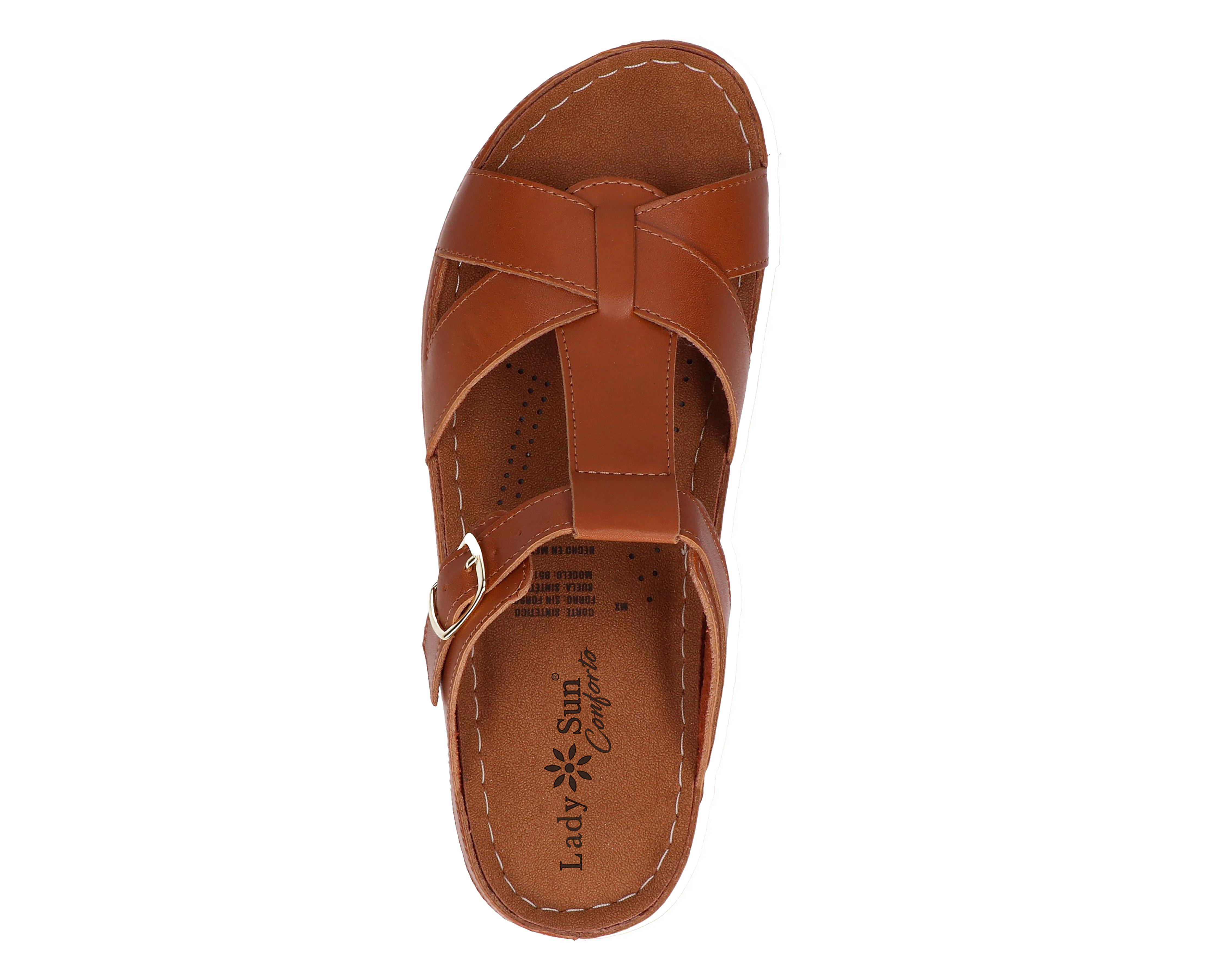 Foto 7 pulgar | Sandalias Confort Lady Sun Conforto para Mujer