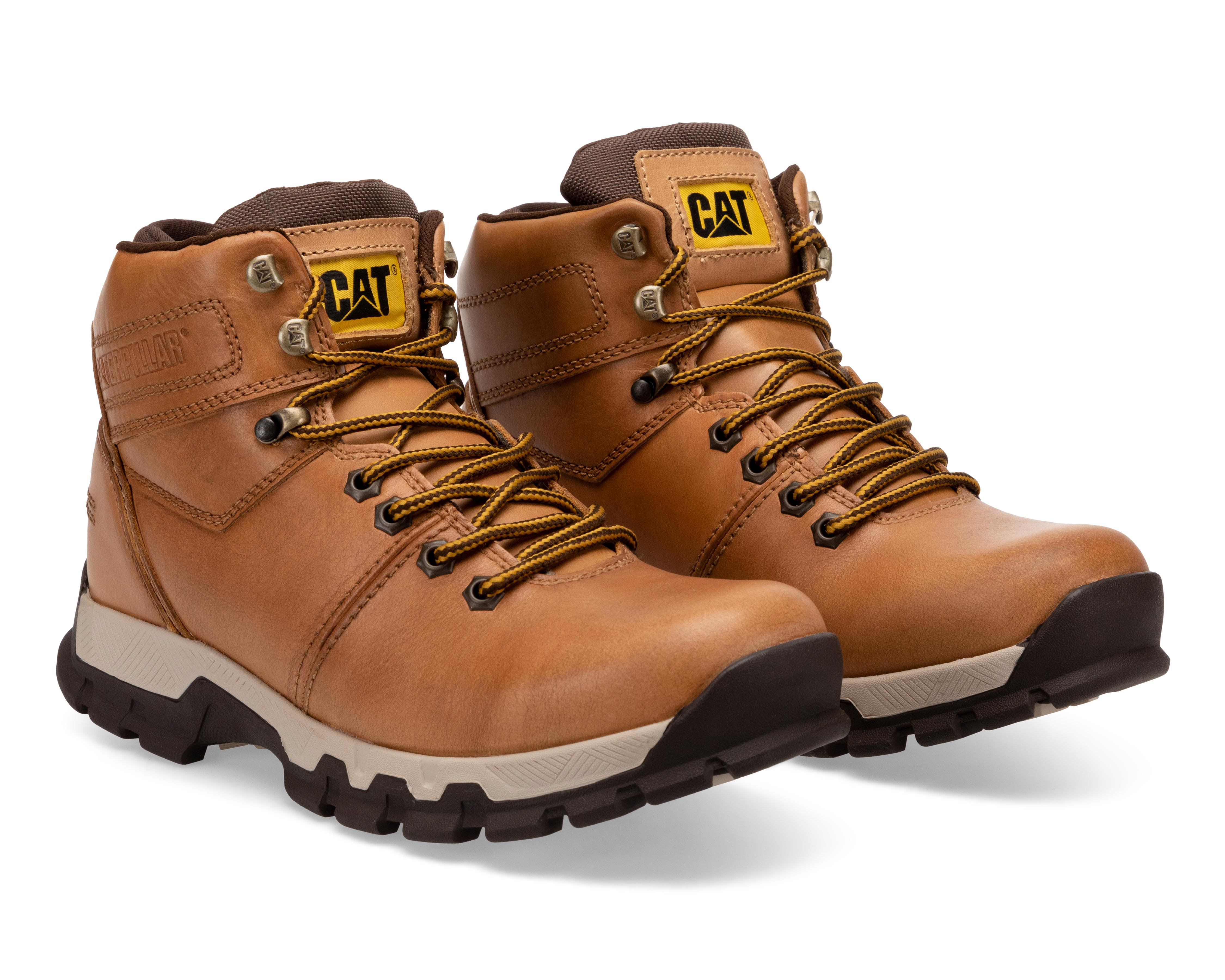 Foto 2 pulgar | Botas Outdoor CAT de Piel para Hombre