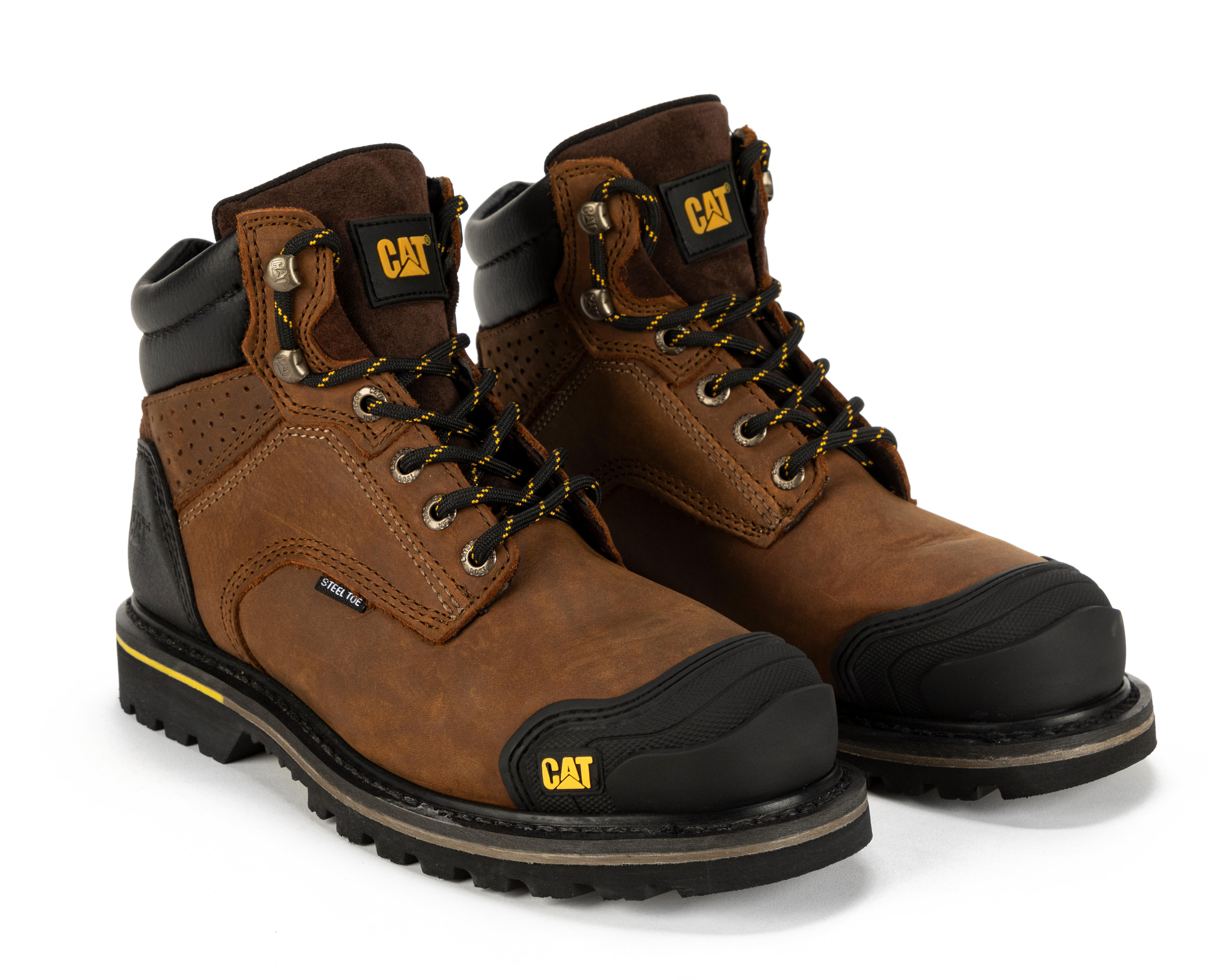 Foto 1 | Botas de Trabajo CAT de Piel para Hombre