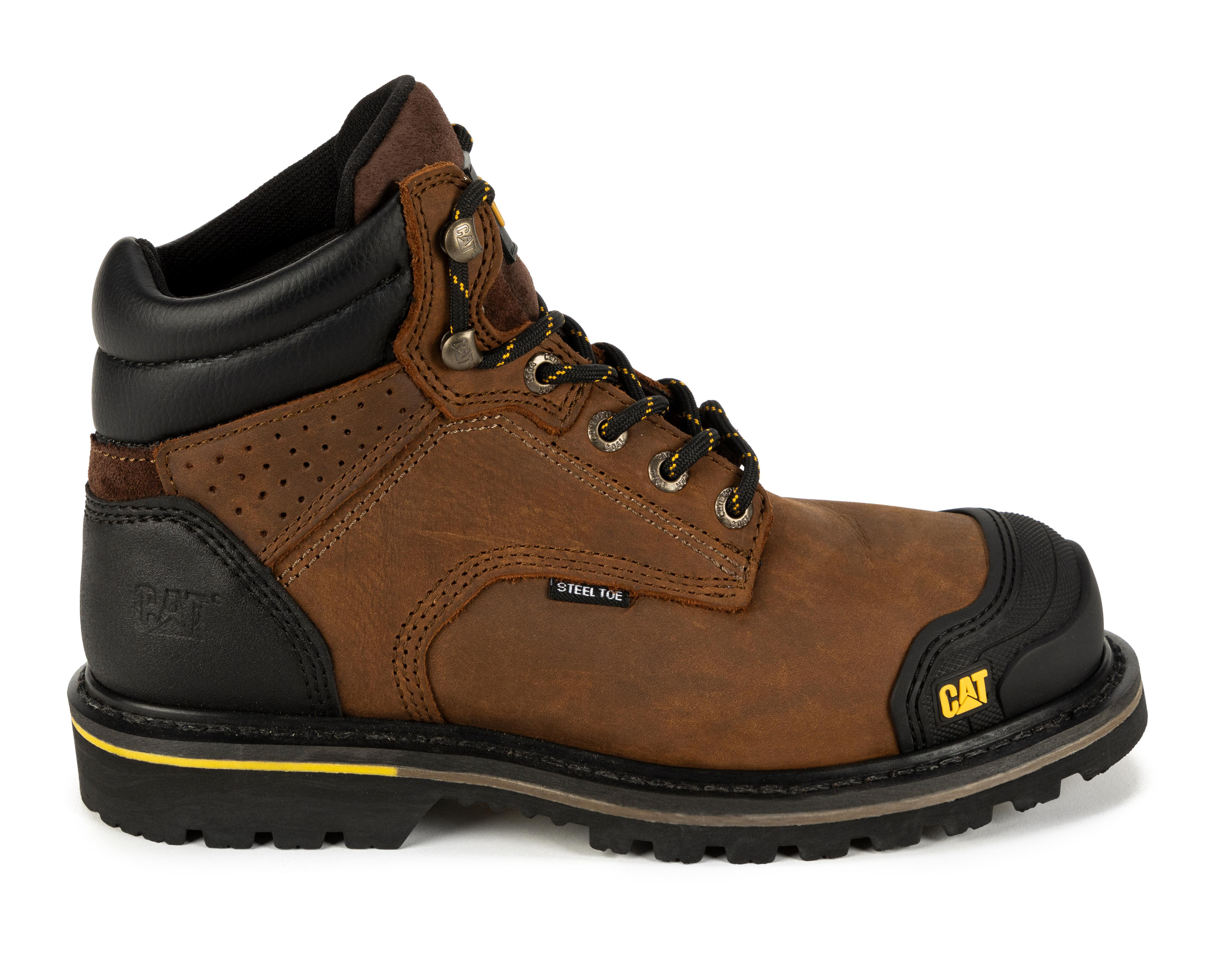 Foto 3 pulgar | Botas de Trabajo CAT de Piel para Hombre