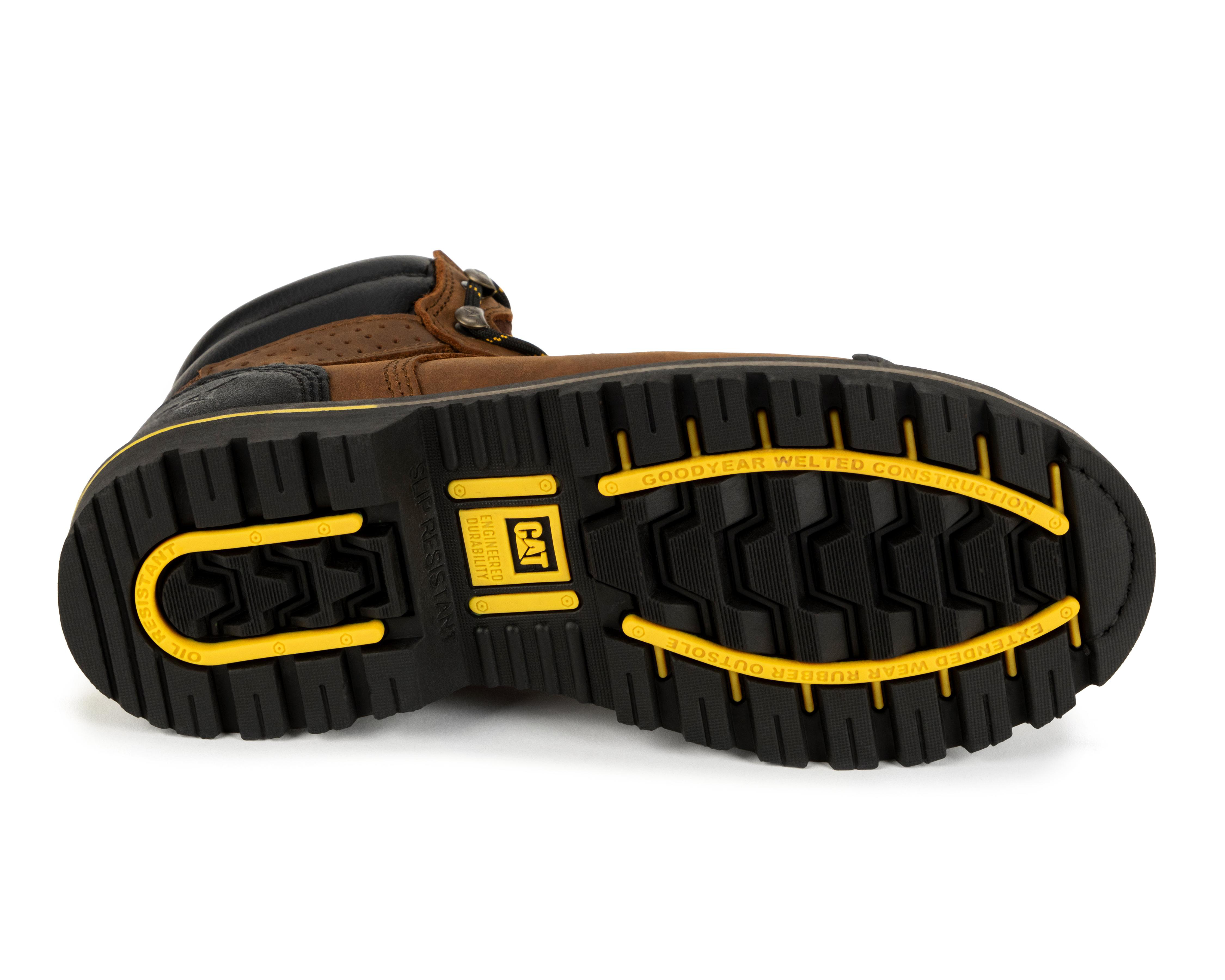 Foto 4 | Botas de Trabajo CAT de Piel para Hombre