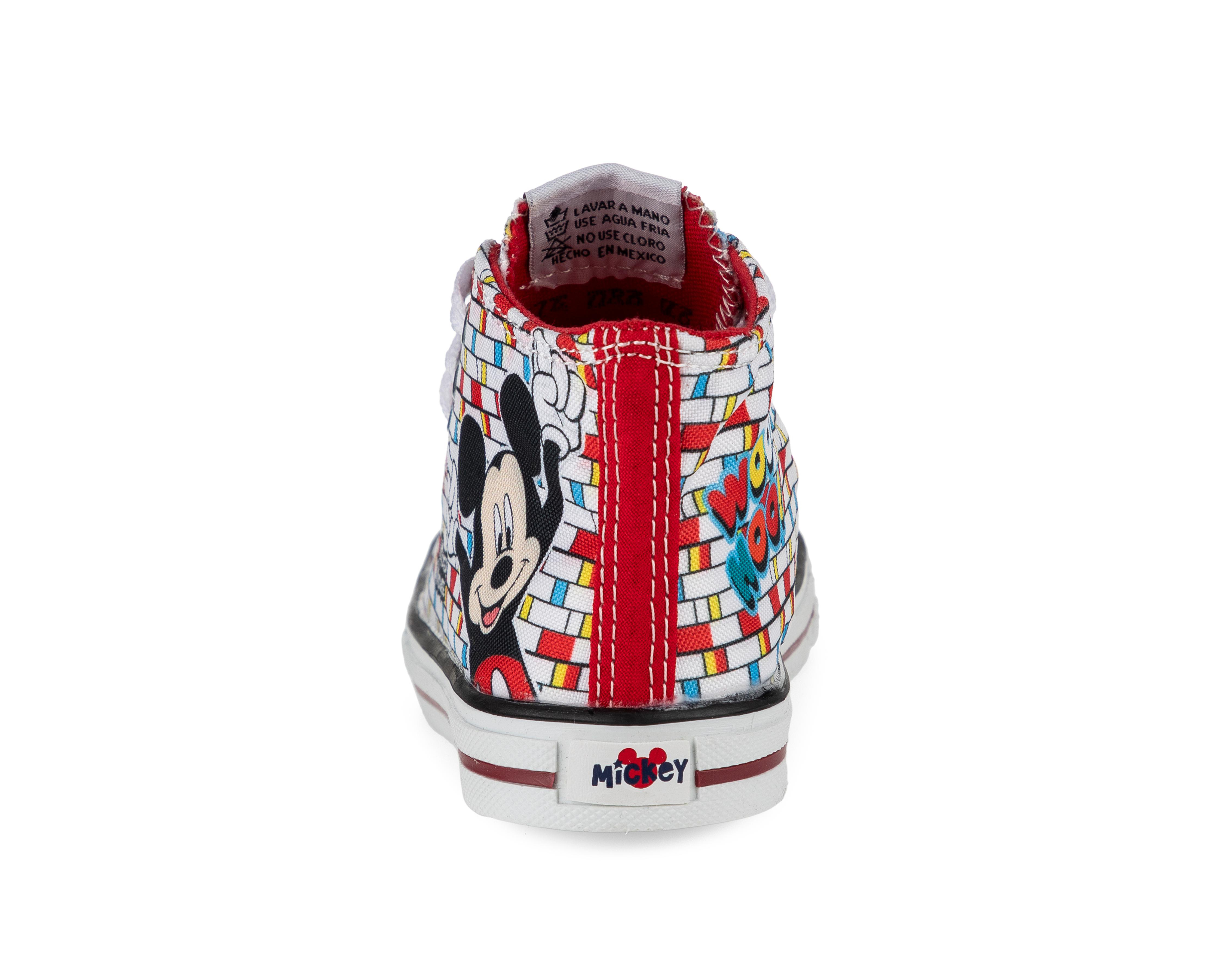 Foto 6 | Tenis de Moda Disney Mickey Mouse para Bebé Niño