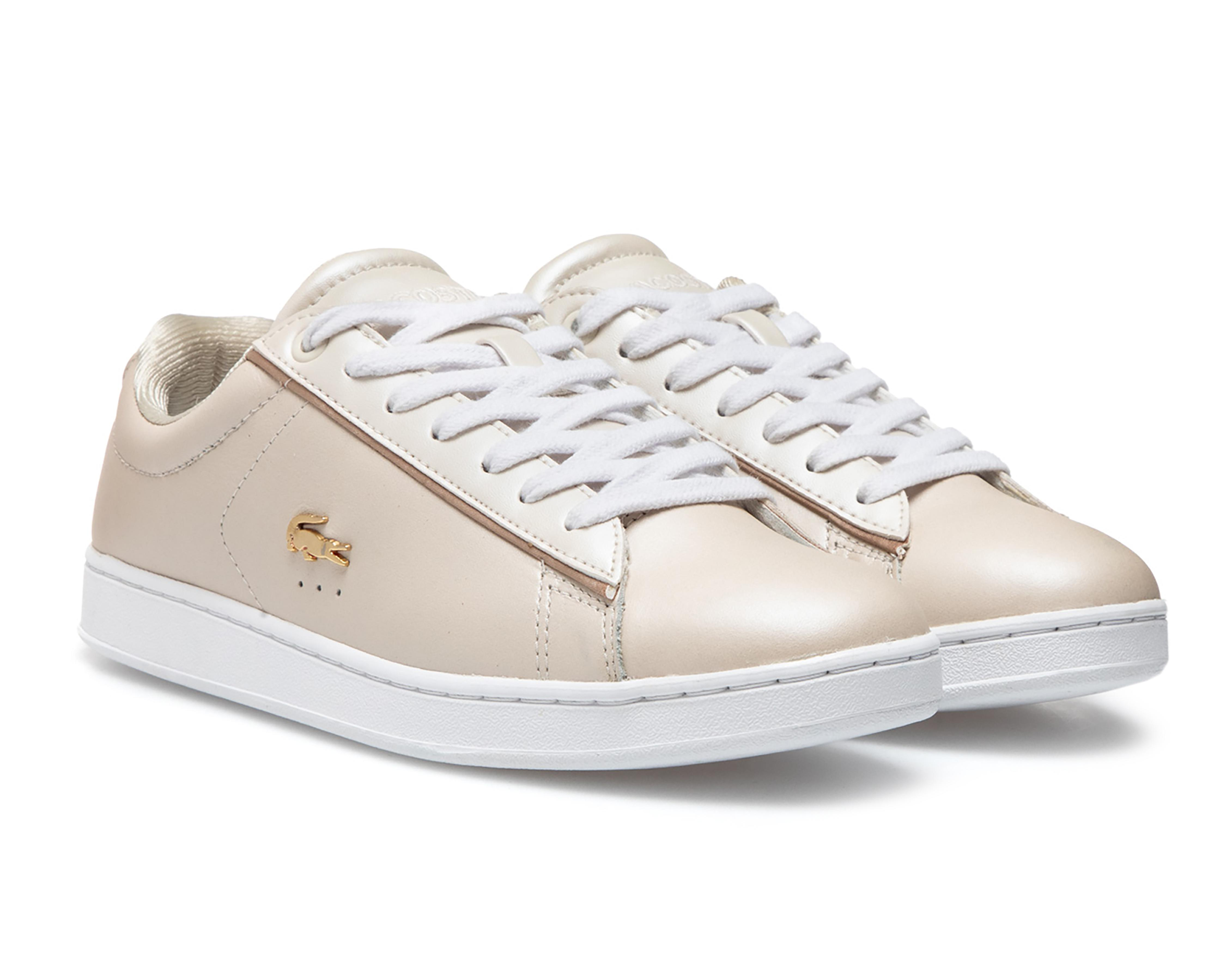 Tenis Casuales Lacoste de Piel para Mujer