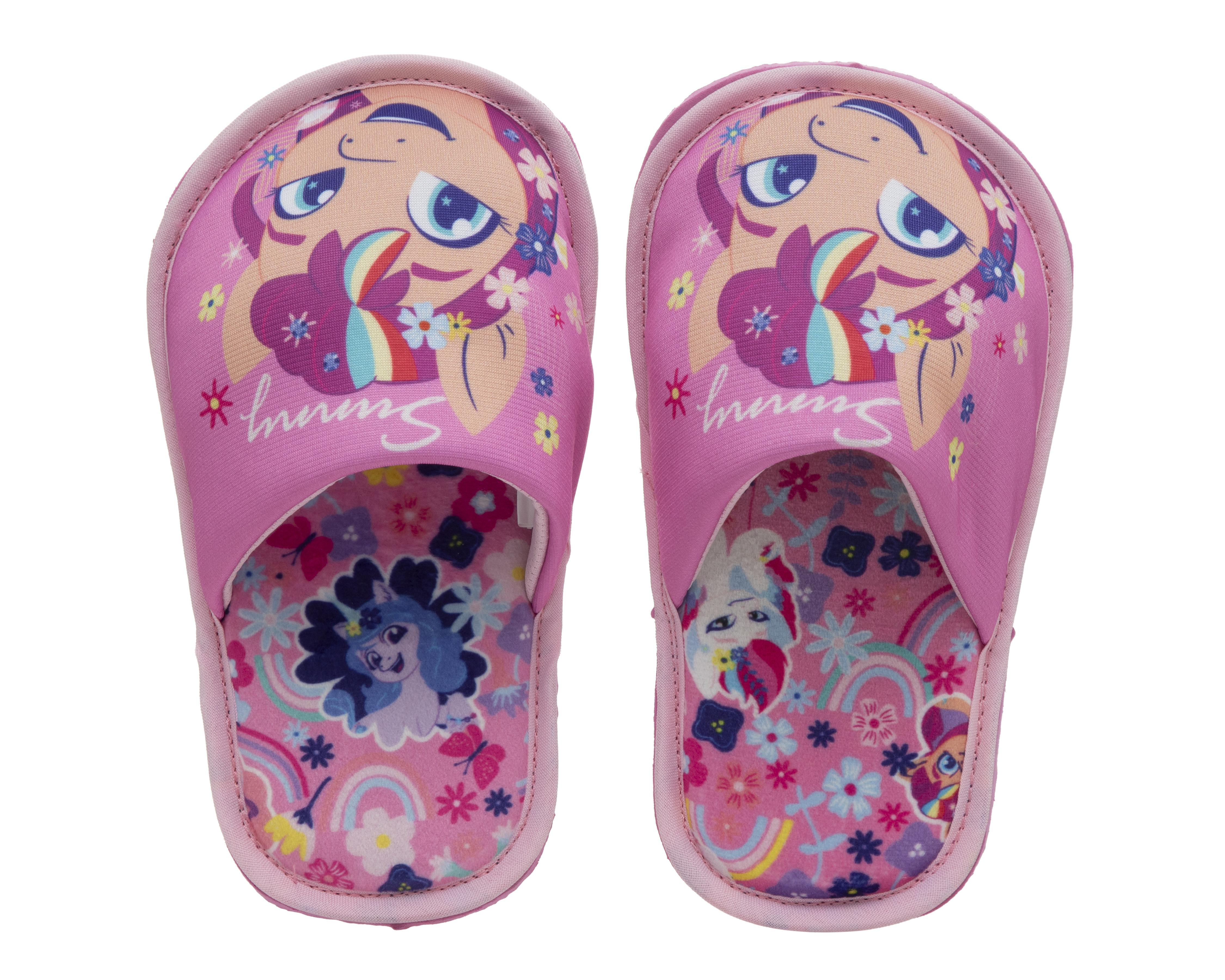 Foto 4 pulgar | Pantuflas My Little Pony para Niña