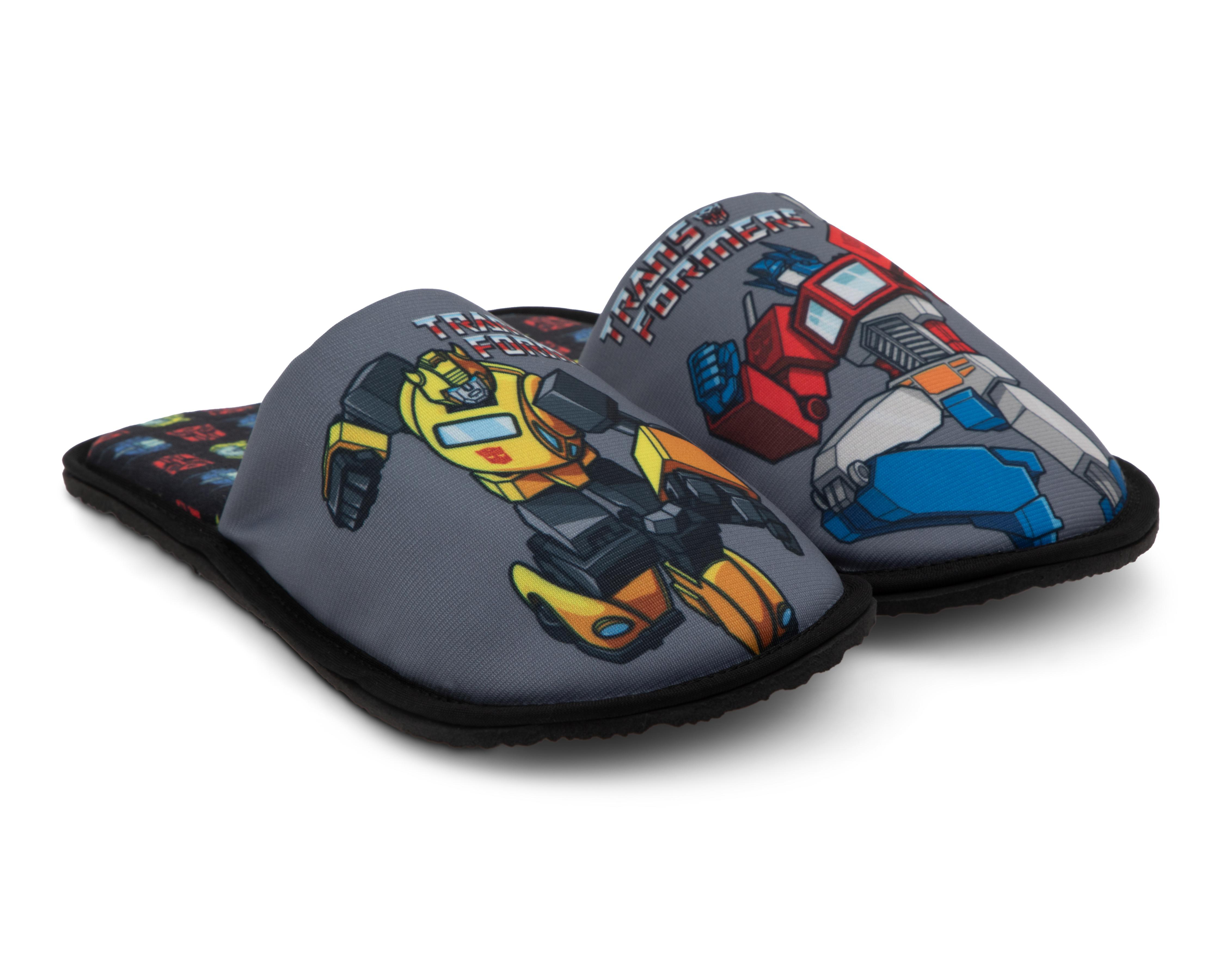 Pantuflas Transformers para Niño