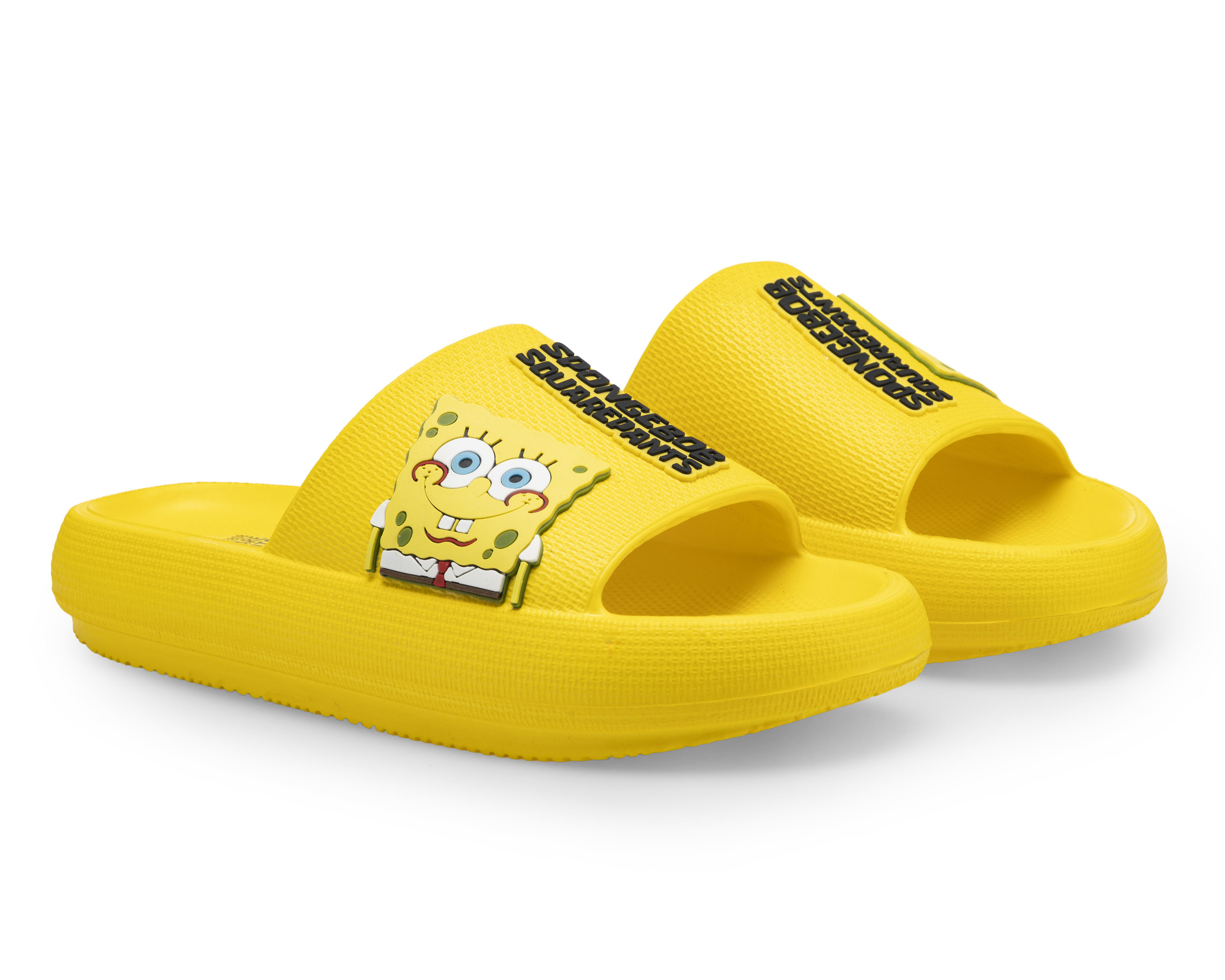 Foto 2 pulgar | Sandalias de Playas Bob Esponja para Hombre