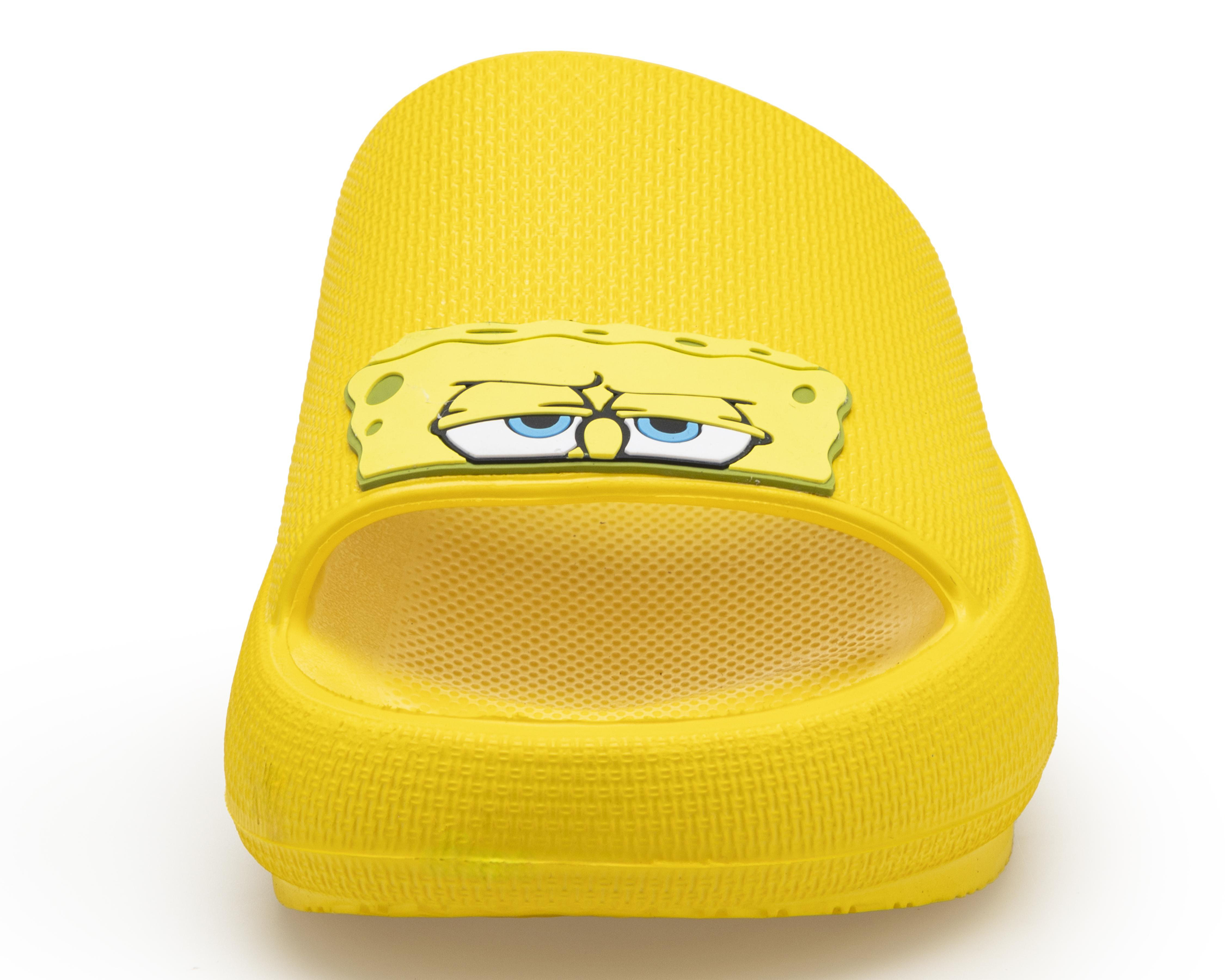 Foto 6 pulgar | Sandalias de Playa Refill Bob Esponja para Hombre