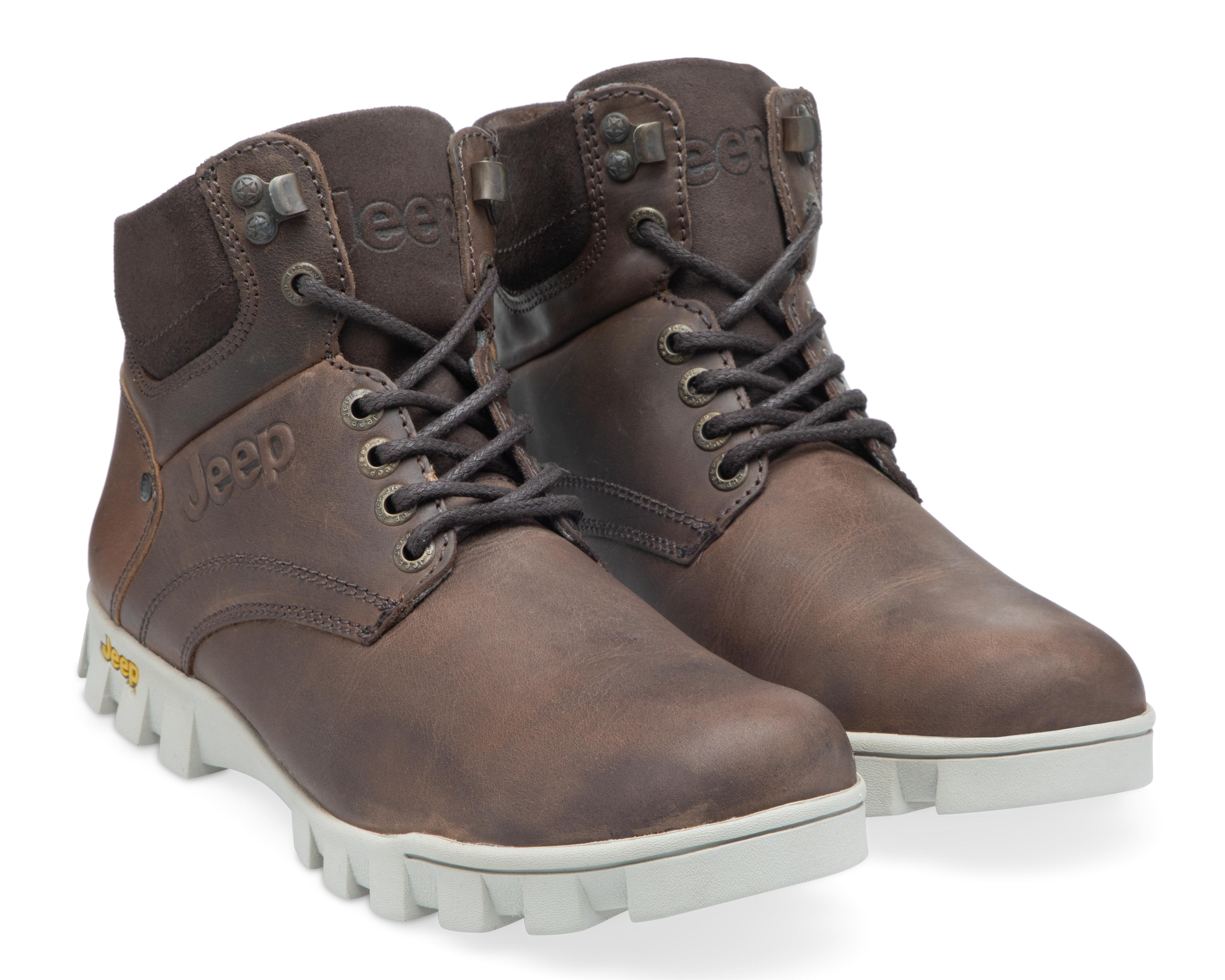 Foto 2 pulgar | Botas Casuales Jeep de Piel para Hombre