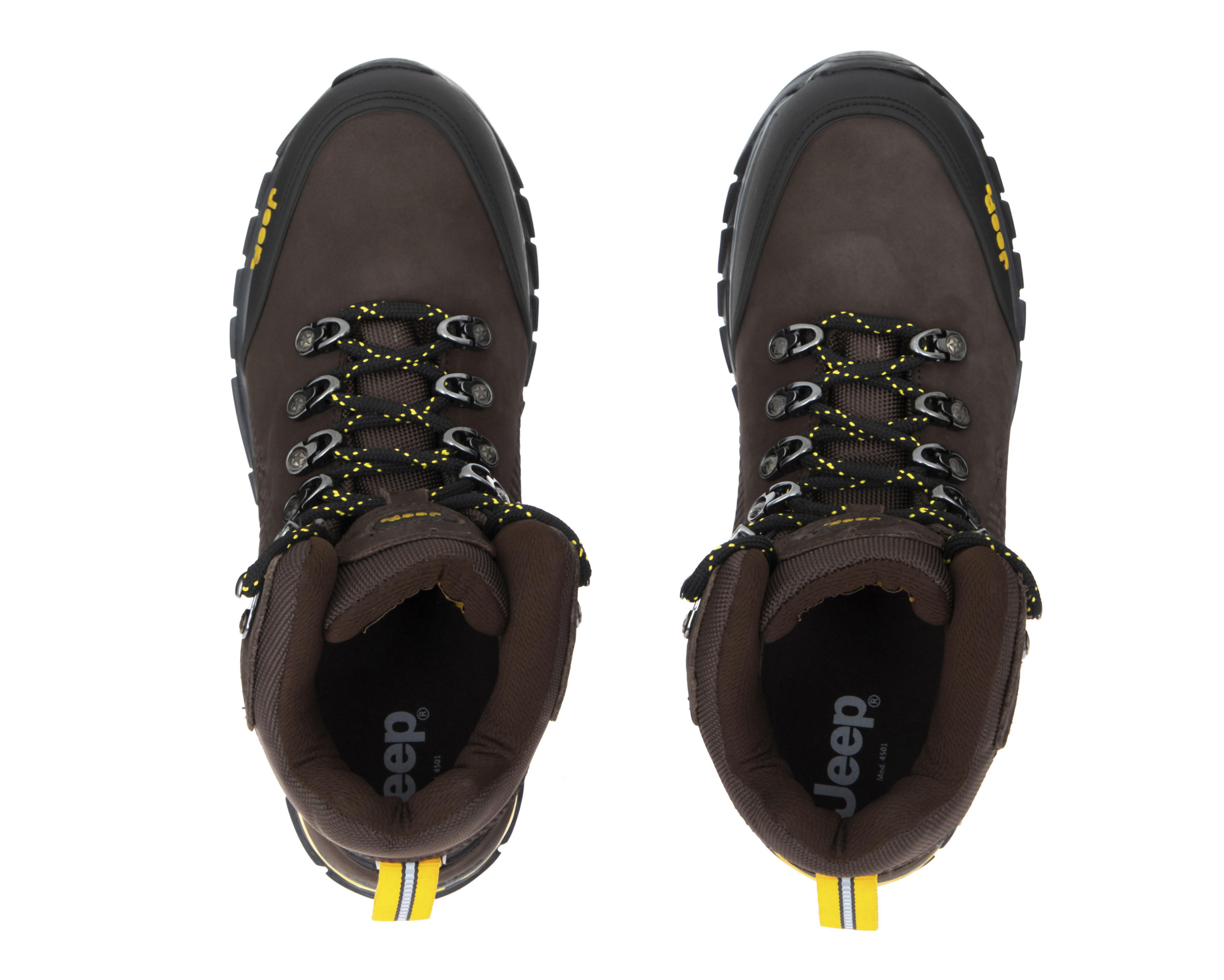 Foto 4 pulgar | Botas Outdoor Jeep de Piel para Hombre