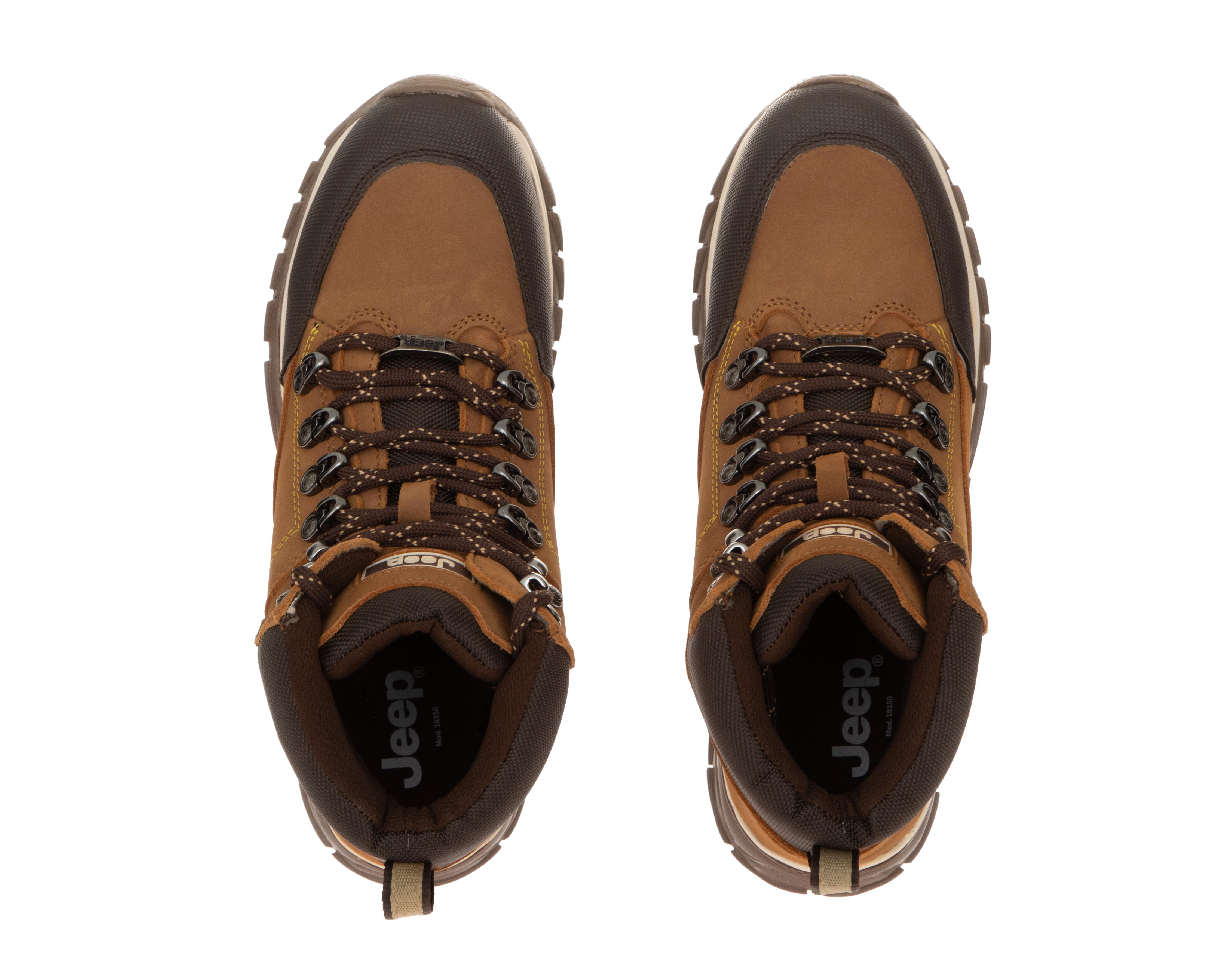 Foto 4 pulgar | Botas Outdoor Jeep de Piel para Hombre