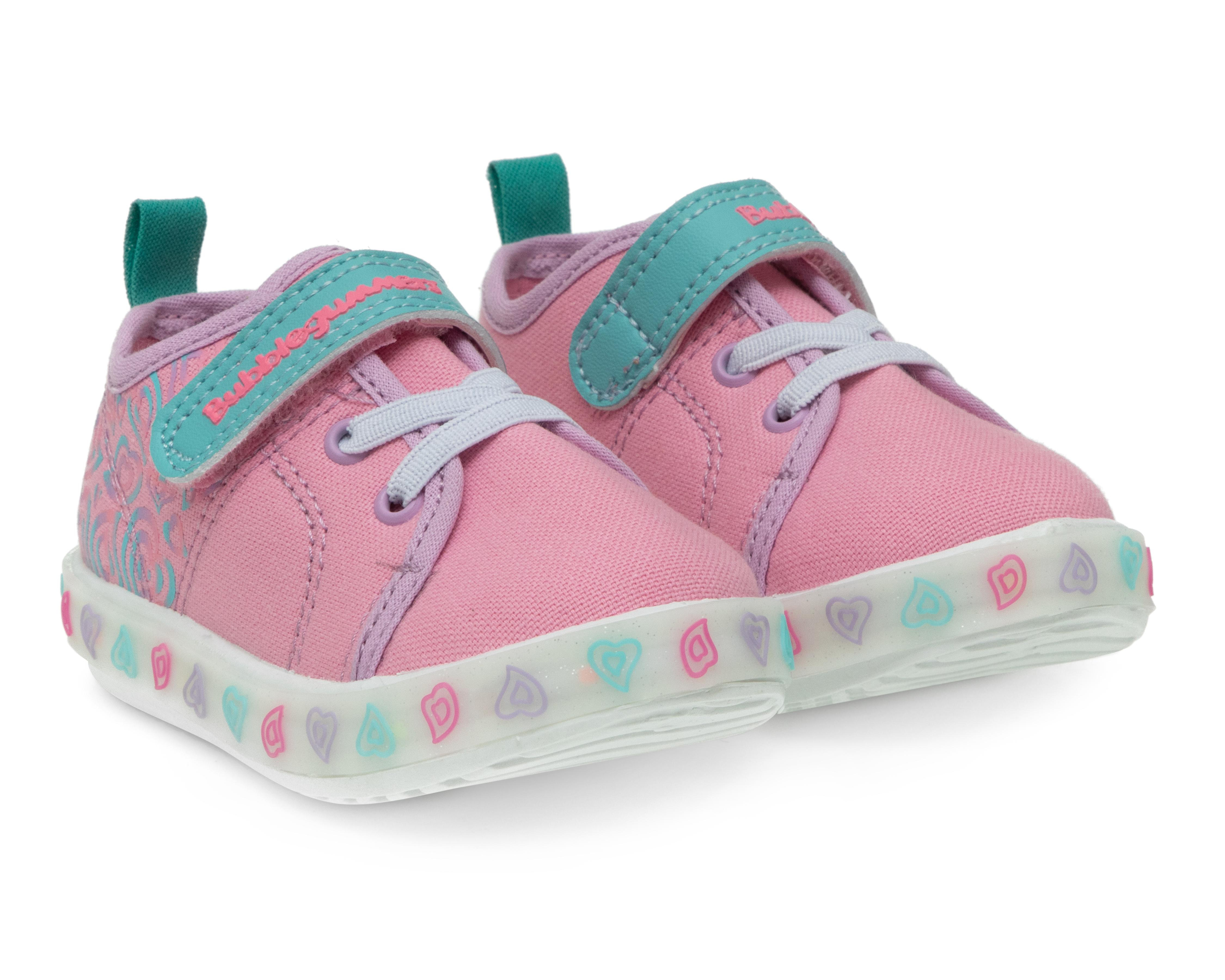 Tenis de Moda Bubble Gummers con Luz para Bebé Niña