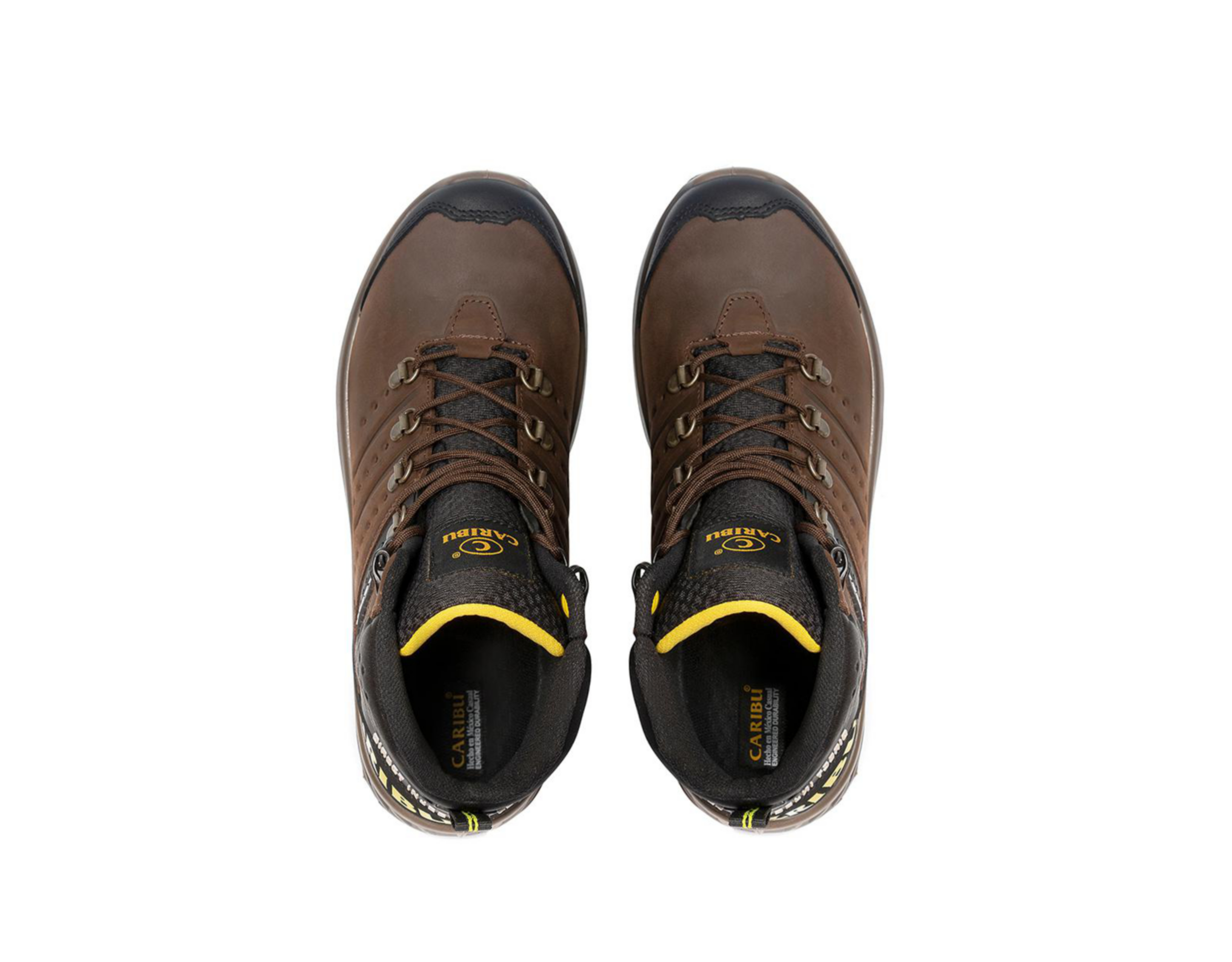 Foto 4 pulgar | Botas Outdoor Caribu de Piel para Hombre