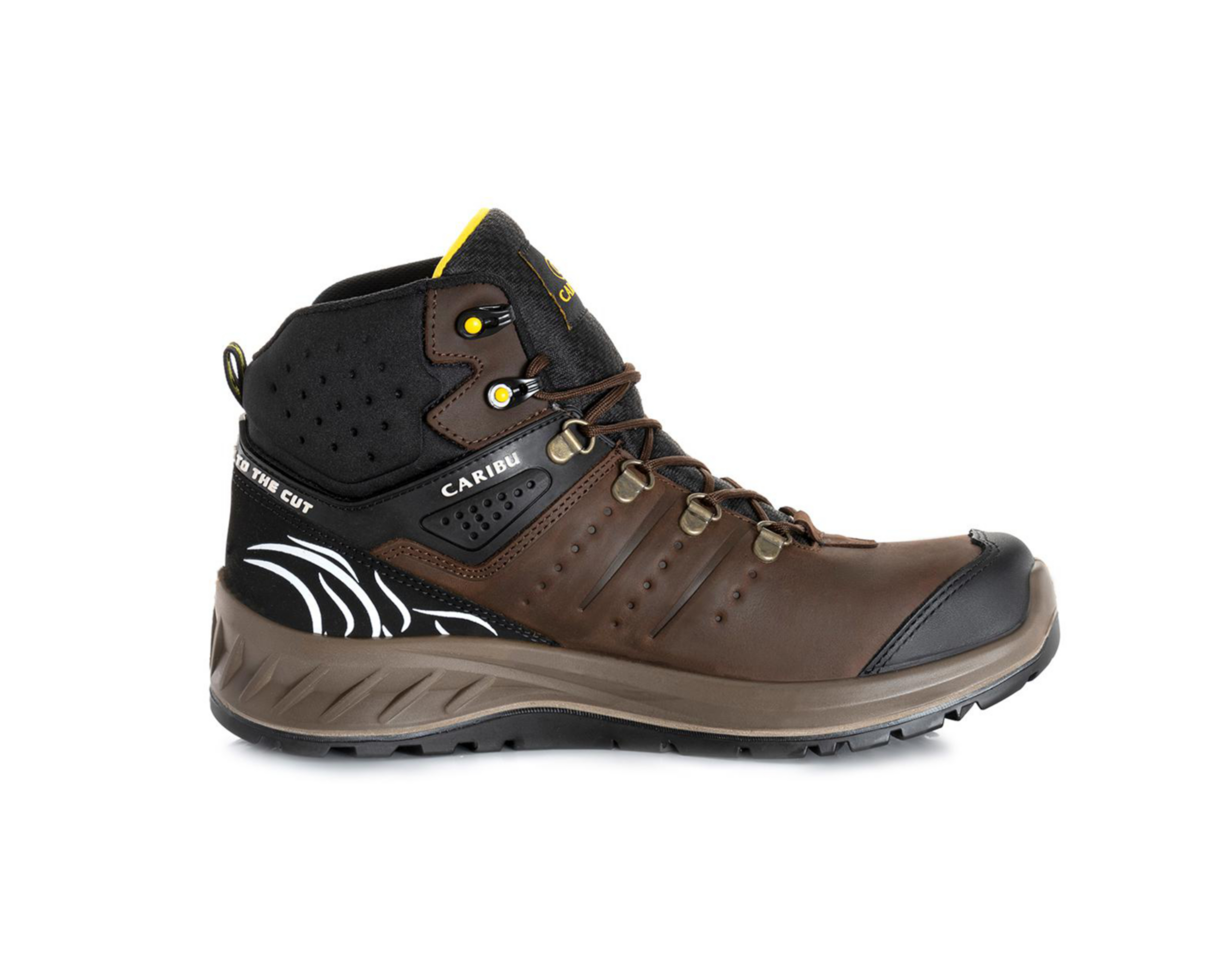 Foto 5 pulgar | Botas Outdoor Caribu de Piel para Hombre