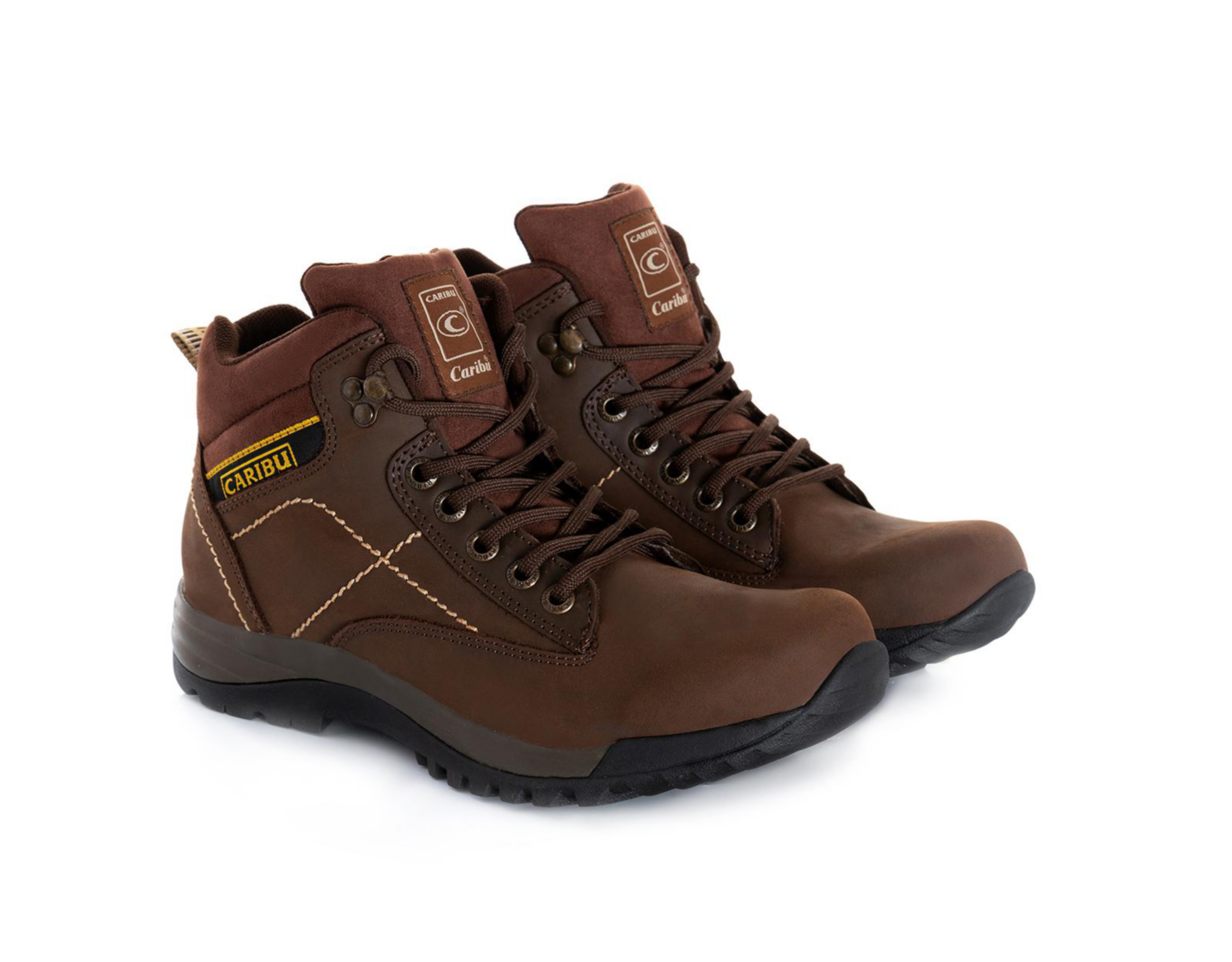 Foto 2 pulgar | Botas Outdoor Caribu de Piel para Hombre