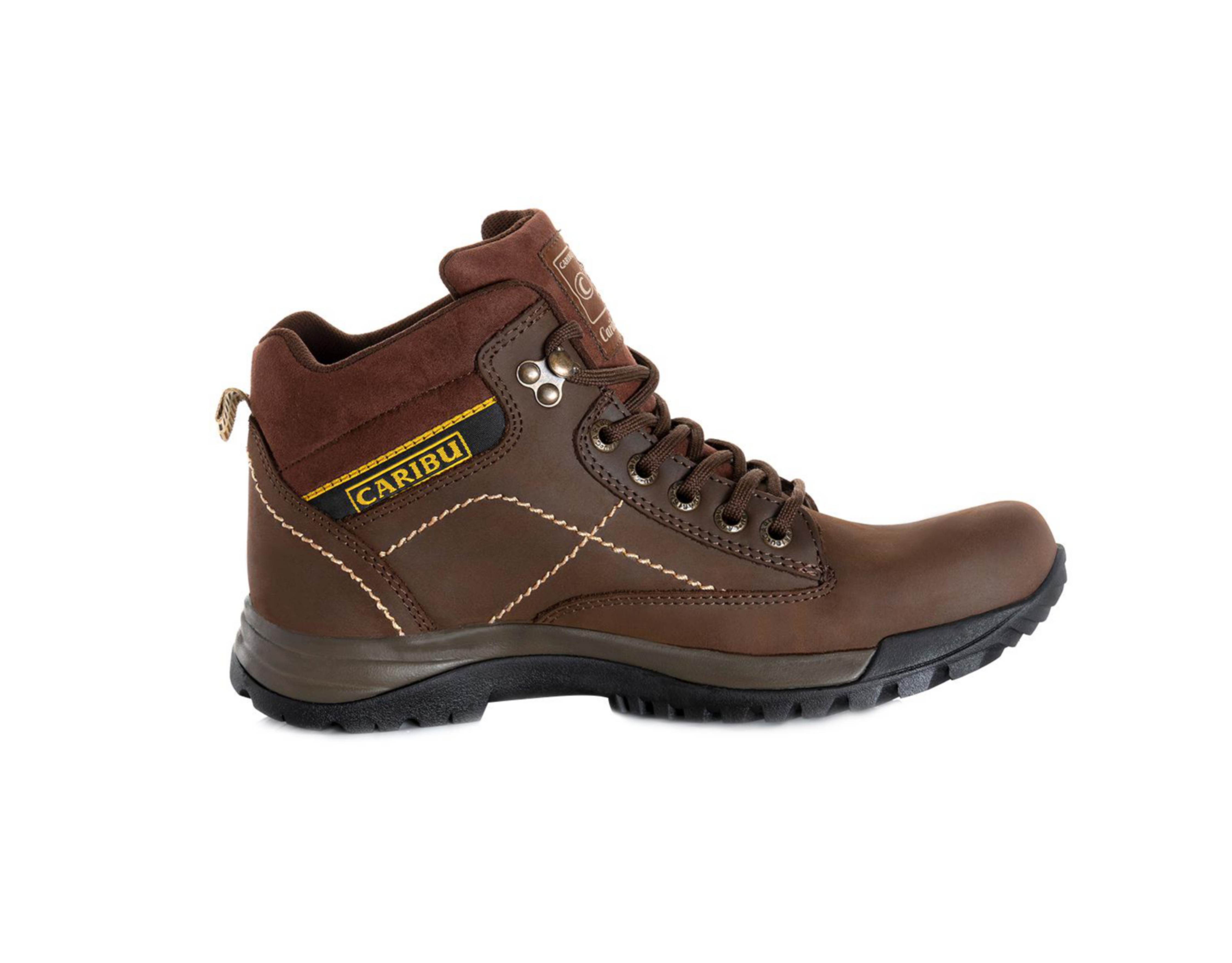 Foto 5 pulgar | Botas Outdoor Caribu de Piel para Hombre