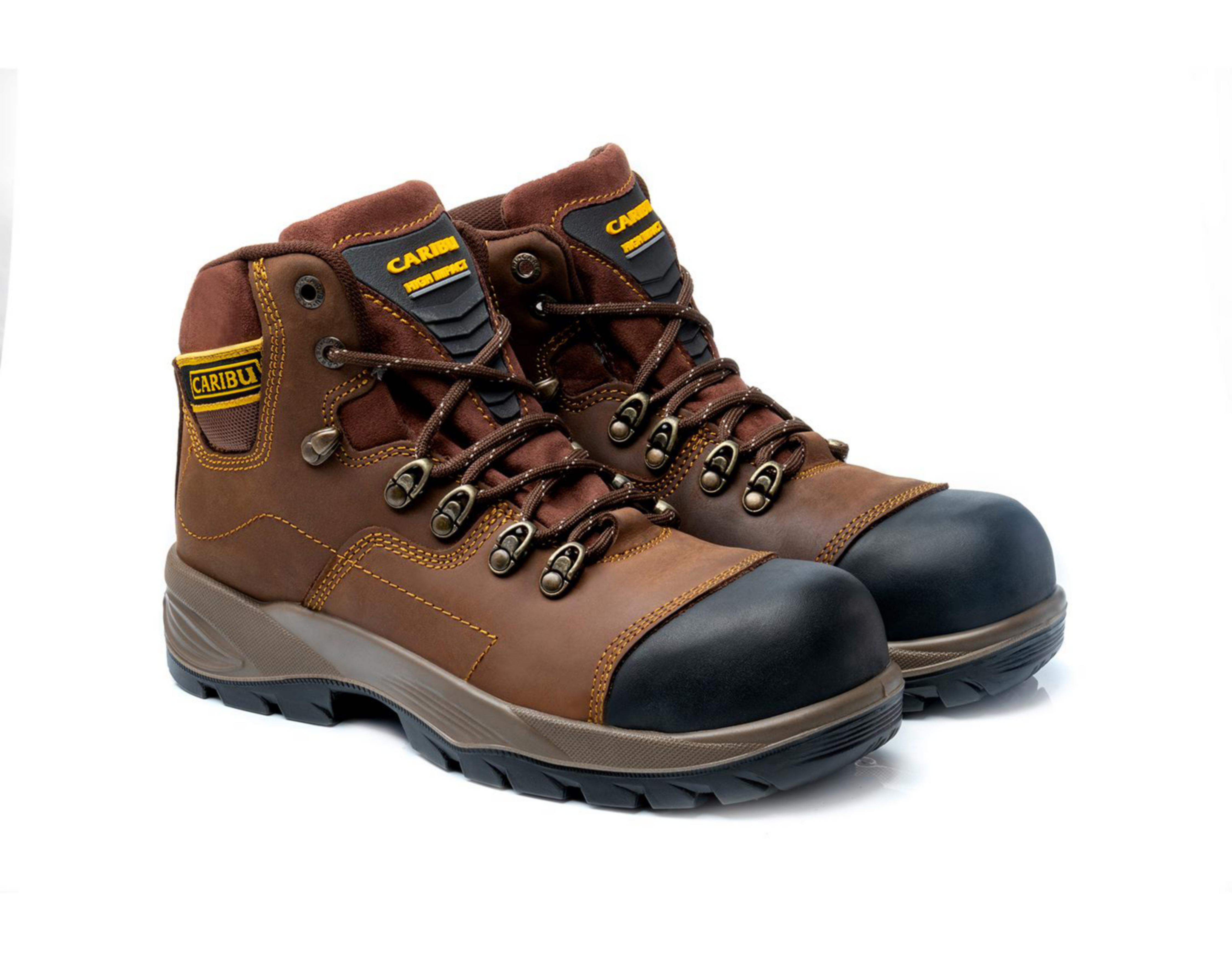 Botas de Trabajo Caribu de Piel para Hombre