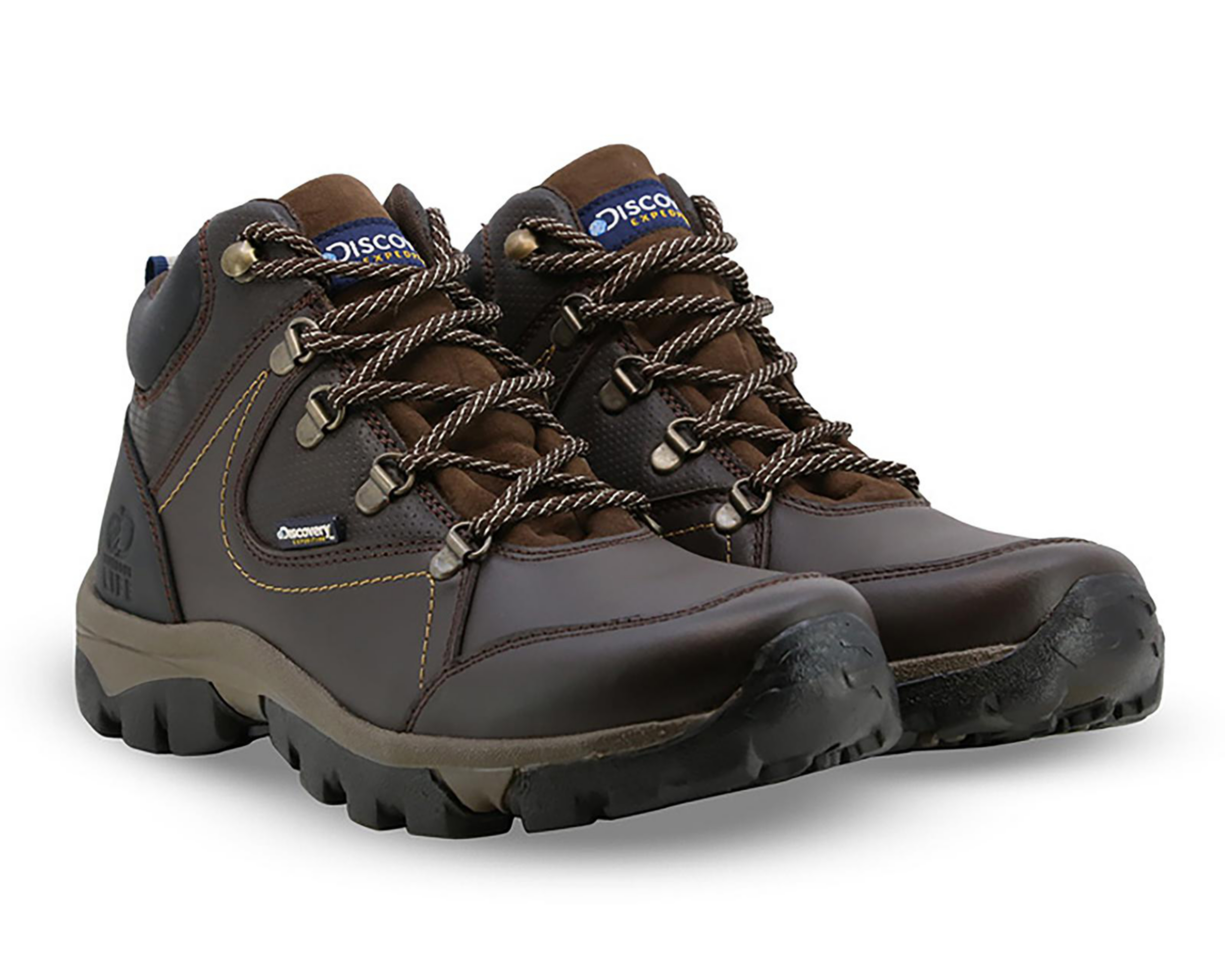 Foto 2 pulgar | Botas Outdoor Discovery de Piel para Hombre