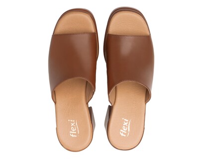 Foto 3 | Sandalias Confort Flexi de Piel para Mujer