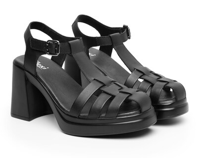Foto 1 | Sandalias Confort Flexi de Piel para Mujer