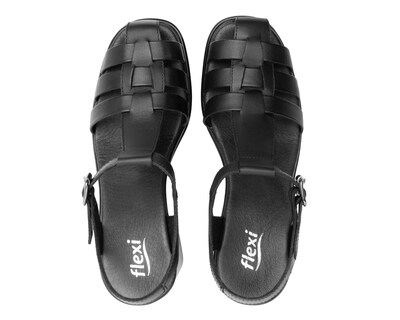 Foto 3 | Sandalias Confort Flexi de Piel para Mujer