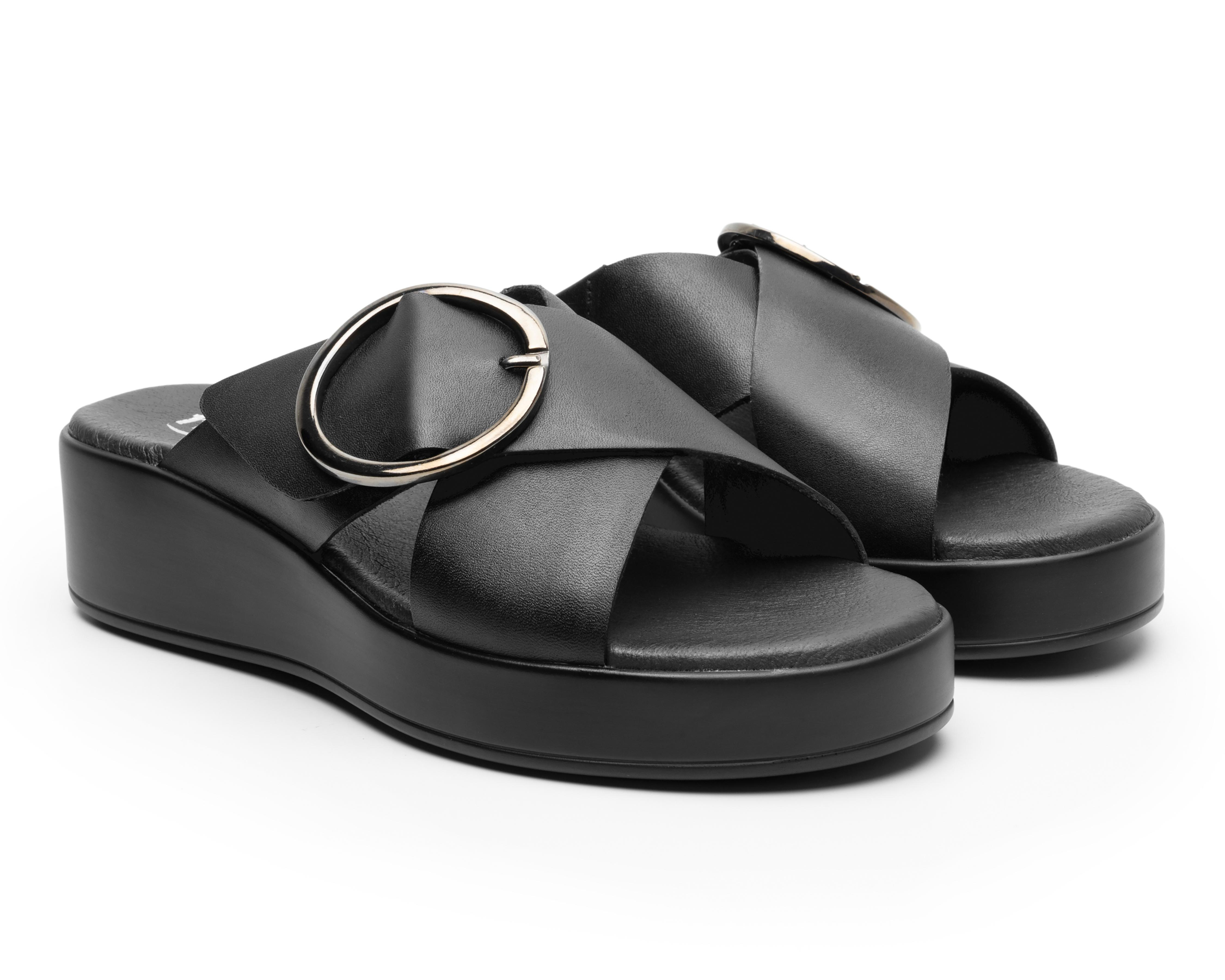 Sandalias Confort Flexi de Piel para Mujer $630