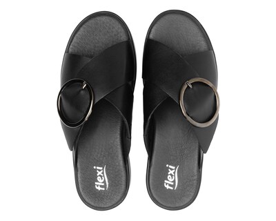Foto 3 | Sandalias Confort Flexi de Piel para Mujer