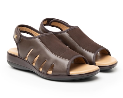 Foto 1 | Sandalias Confort Flexi de Piel para Mujer