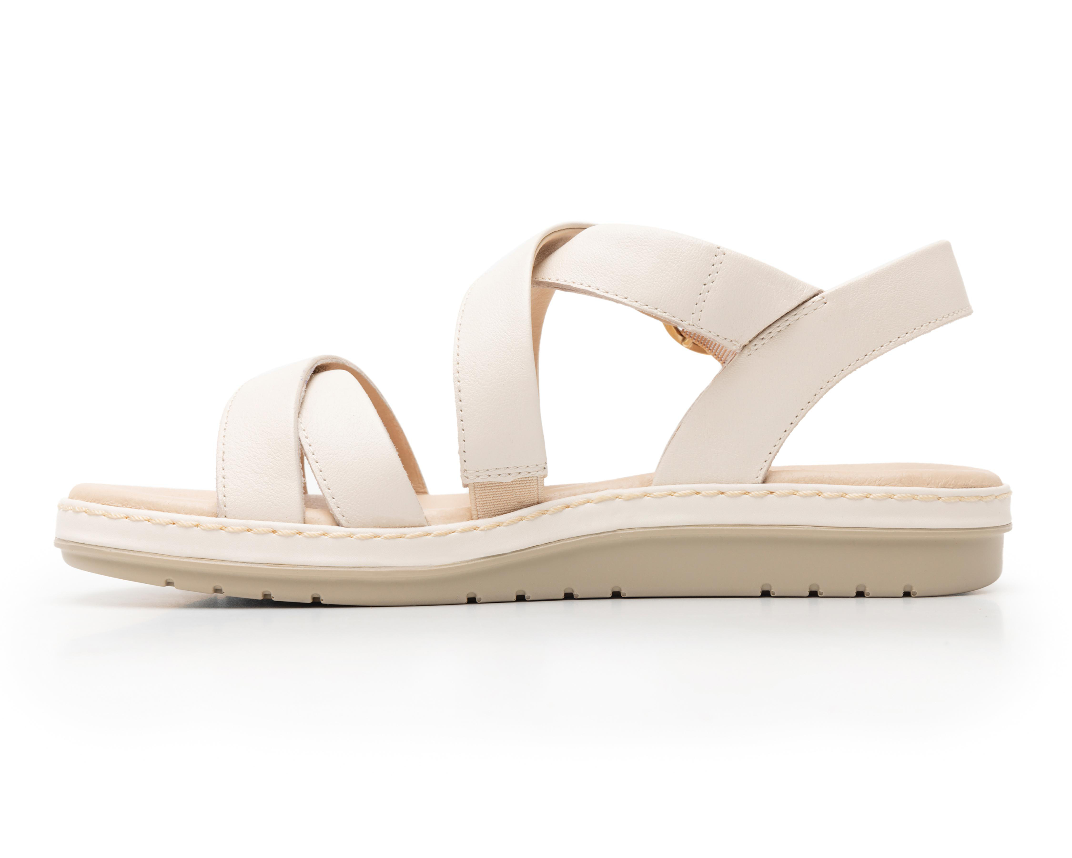 Foto 5 pulgar | Sandalias Confort Flexi de Piel para Mujer