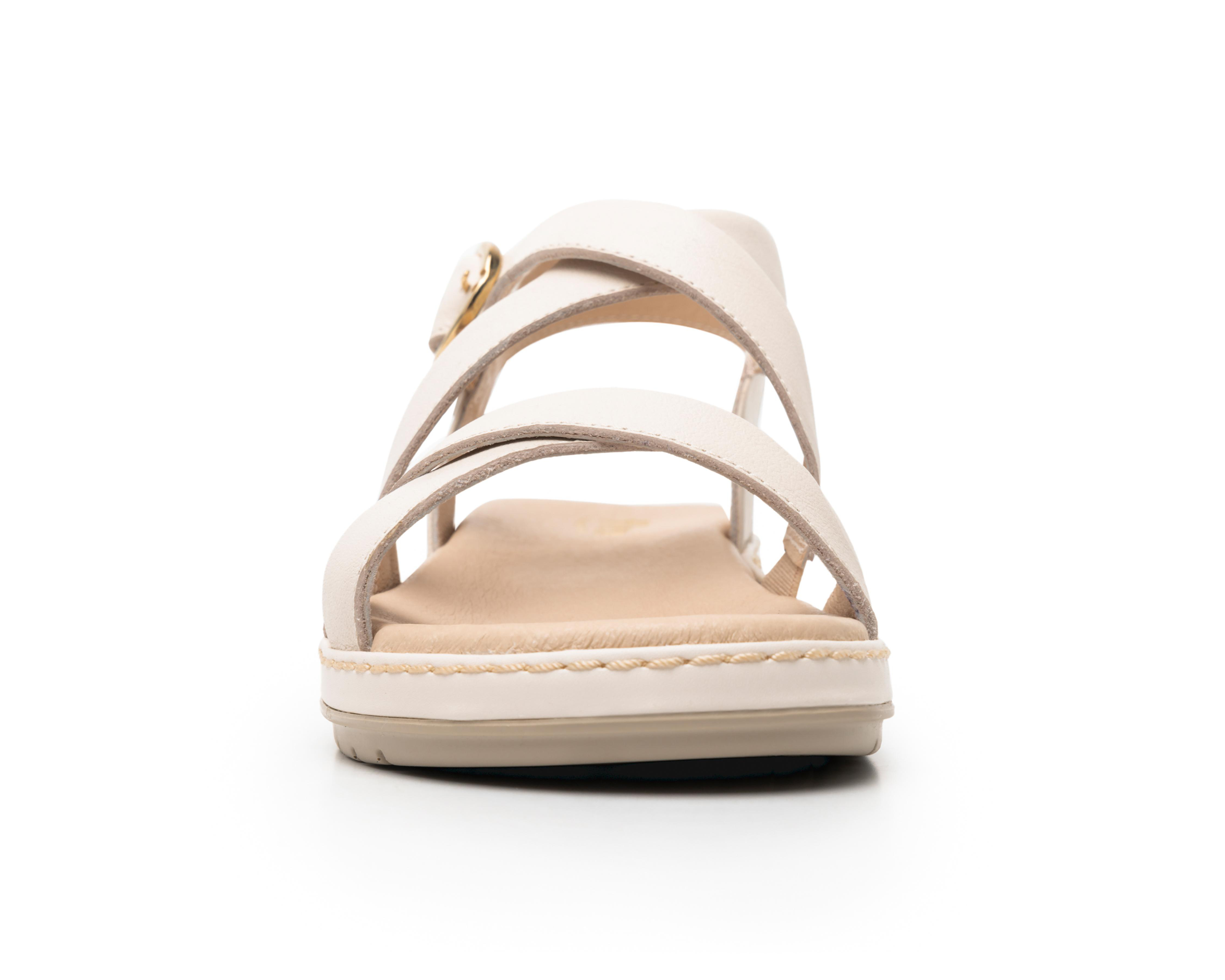 Foto 5 | Sandalias Confort Flexi de Piel para Mujer