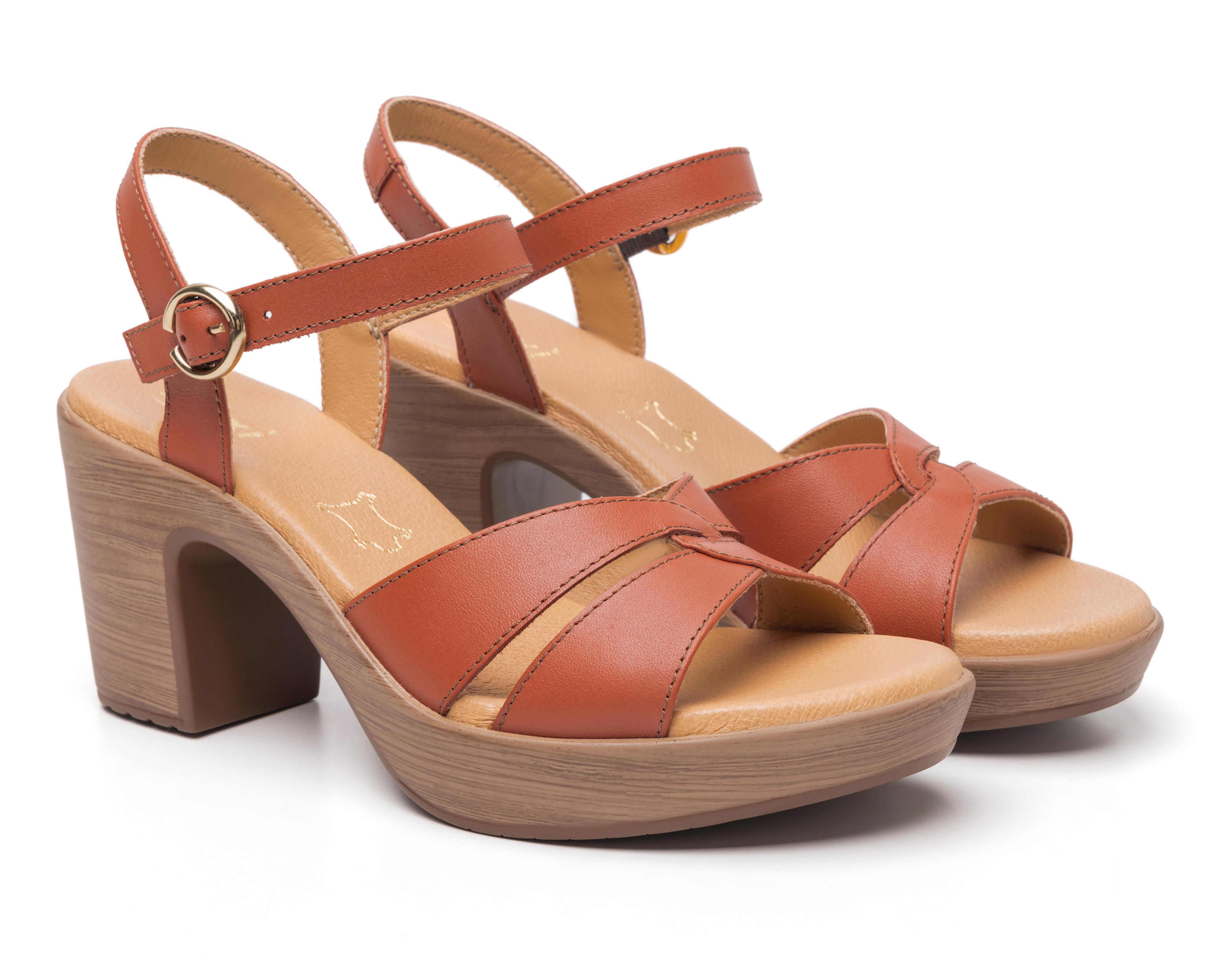 Sandalias Confort Flexi de Piel para Mujer