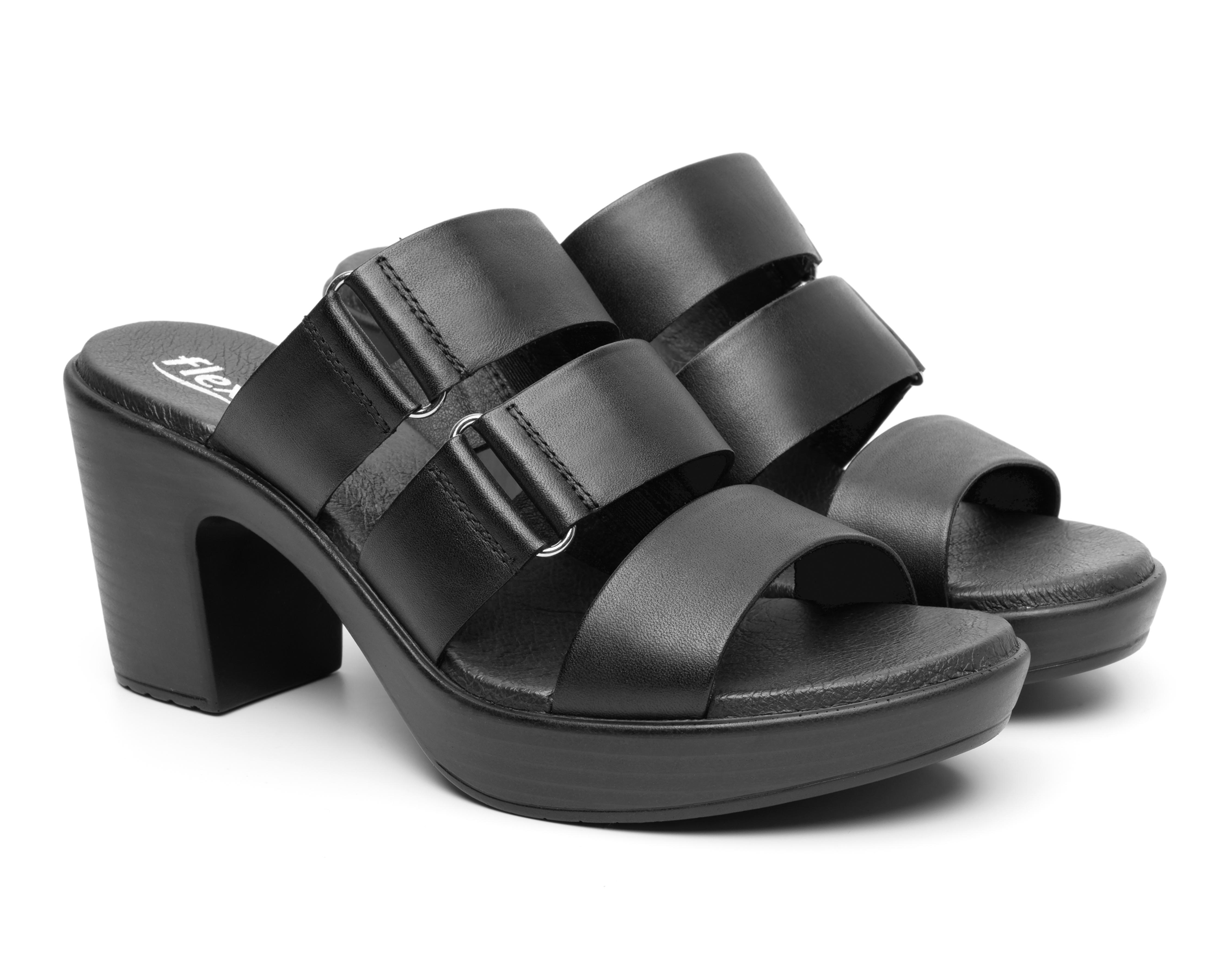 Sandalias Confort Flexi de Piel para Mujer