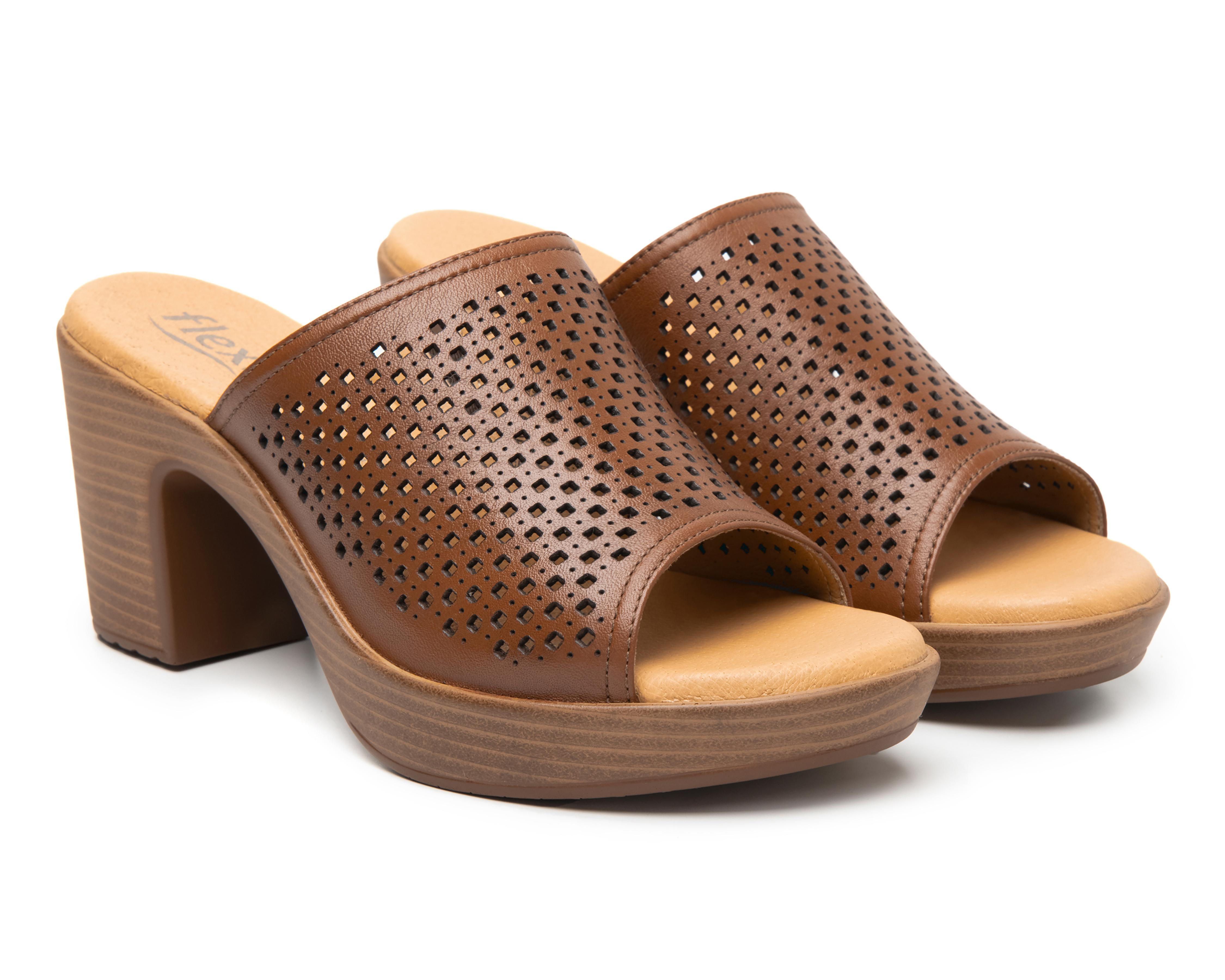 Sandalias Confort Flexi de Piel para Mujer