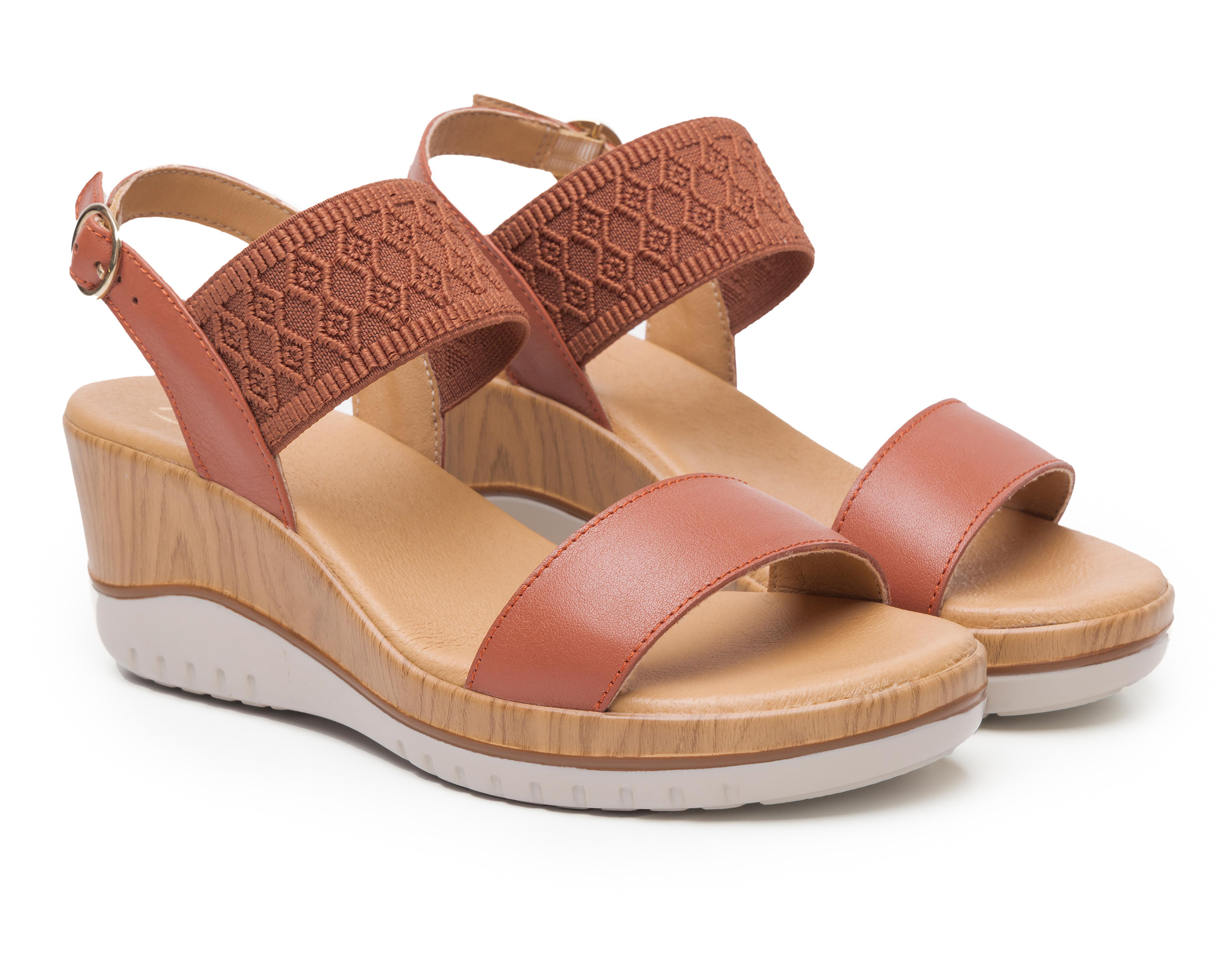 Sandalias Confort Flexi de Piel para Mujer