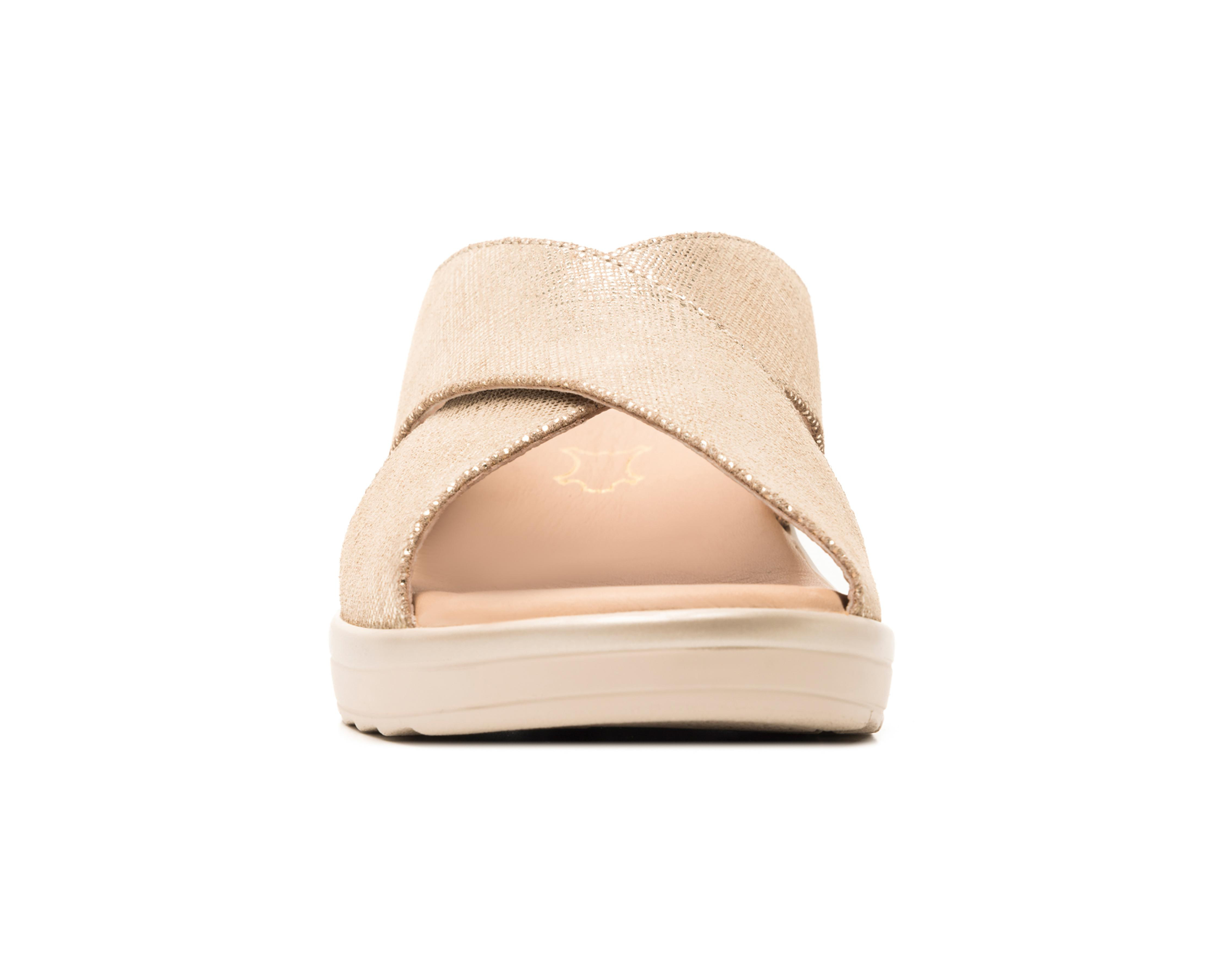 Foto 5 | Sandalias Confort Flexi de Piel para Mujer