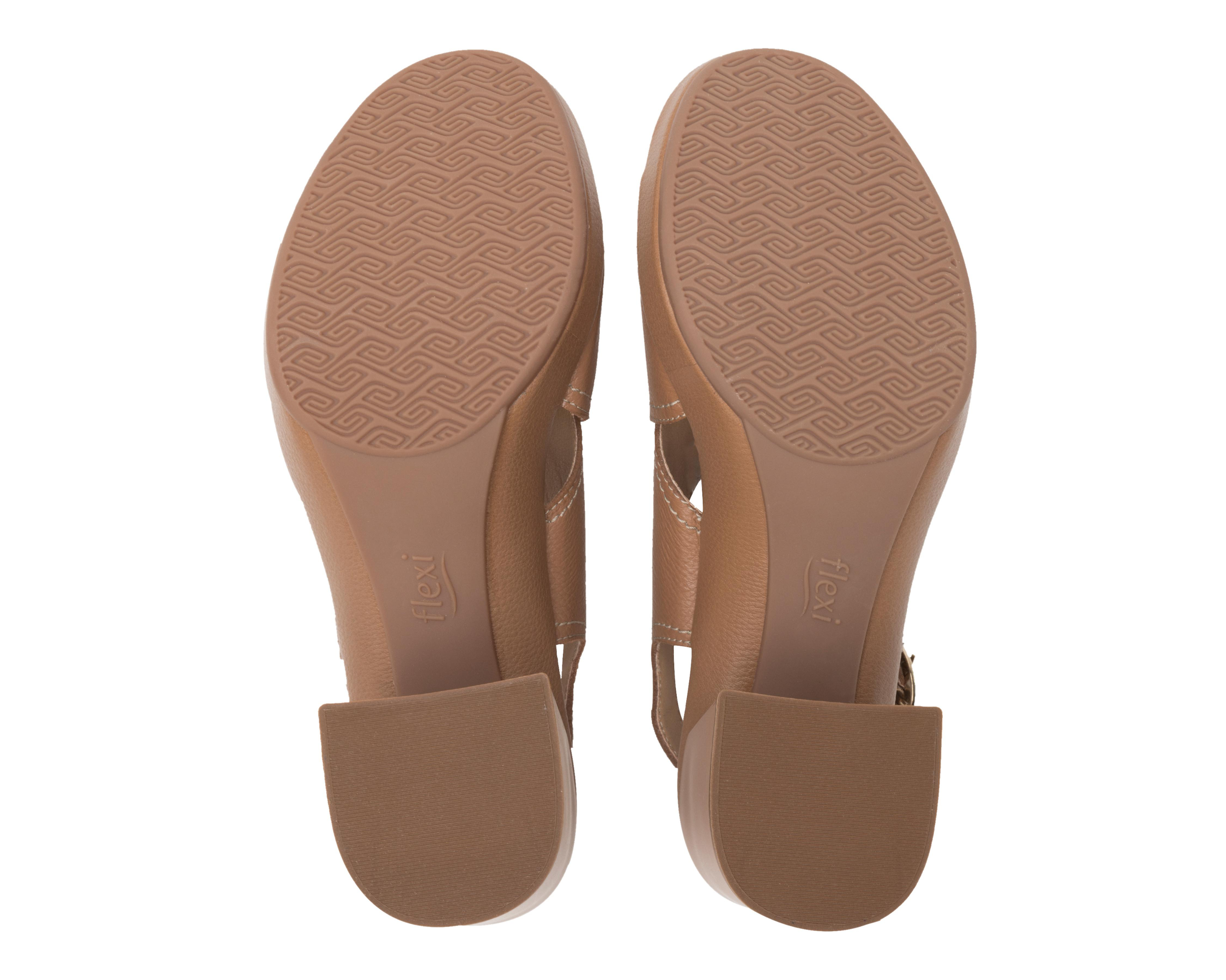 Foto 2 | Sandalias Confort Flexi de Piel para Mujer