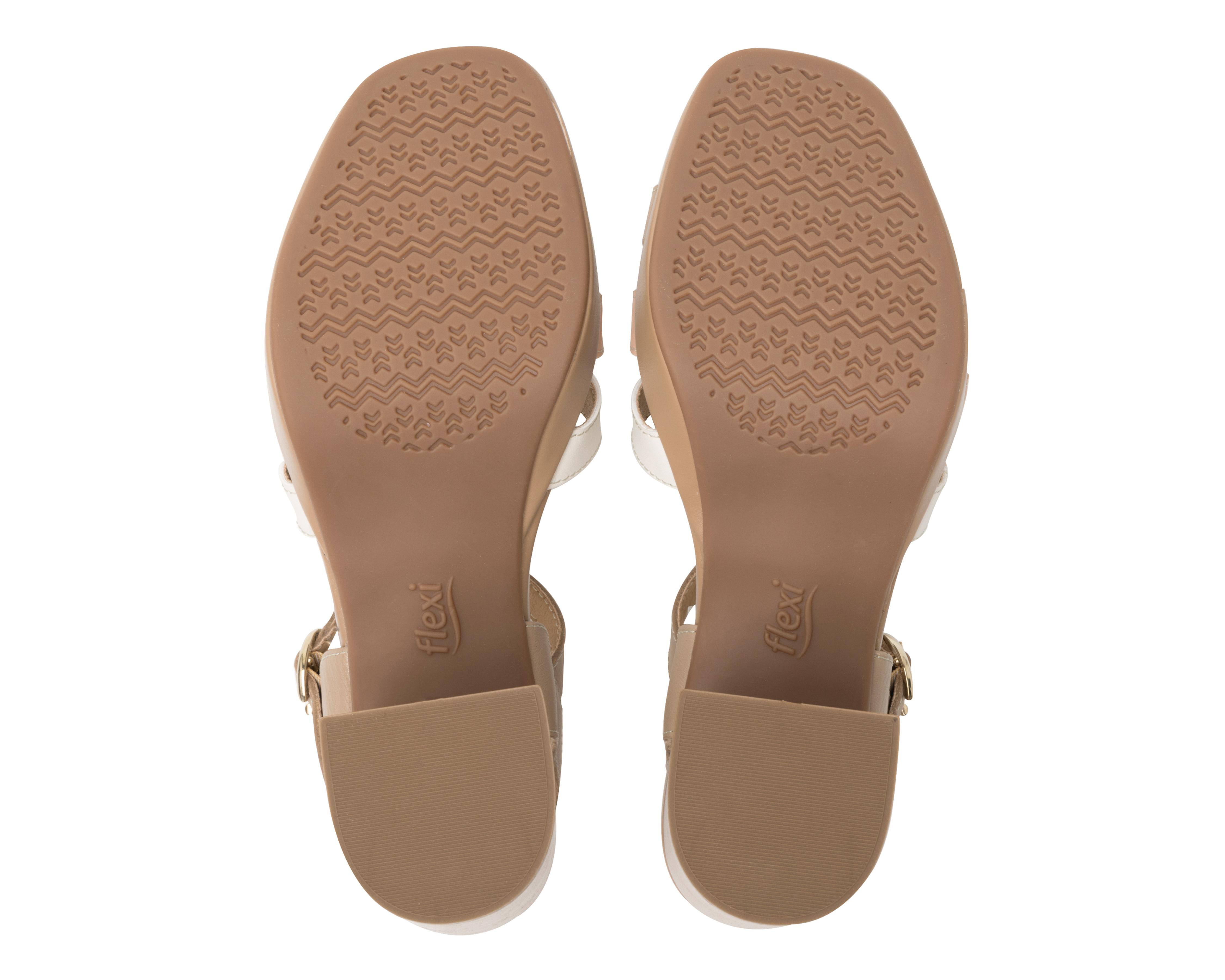 Foto 2 | Sandalias Confort Flexi de Piel para Mujer