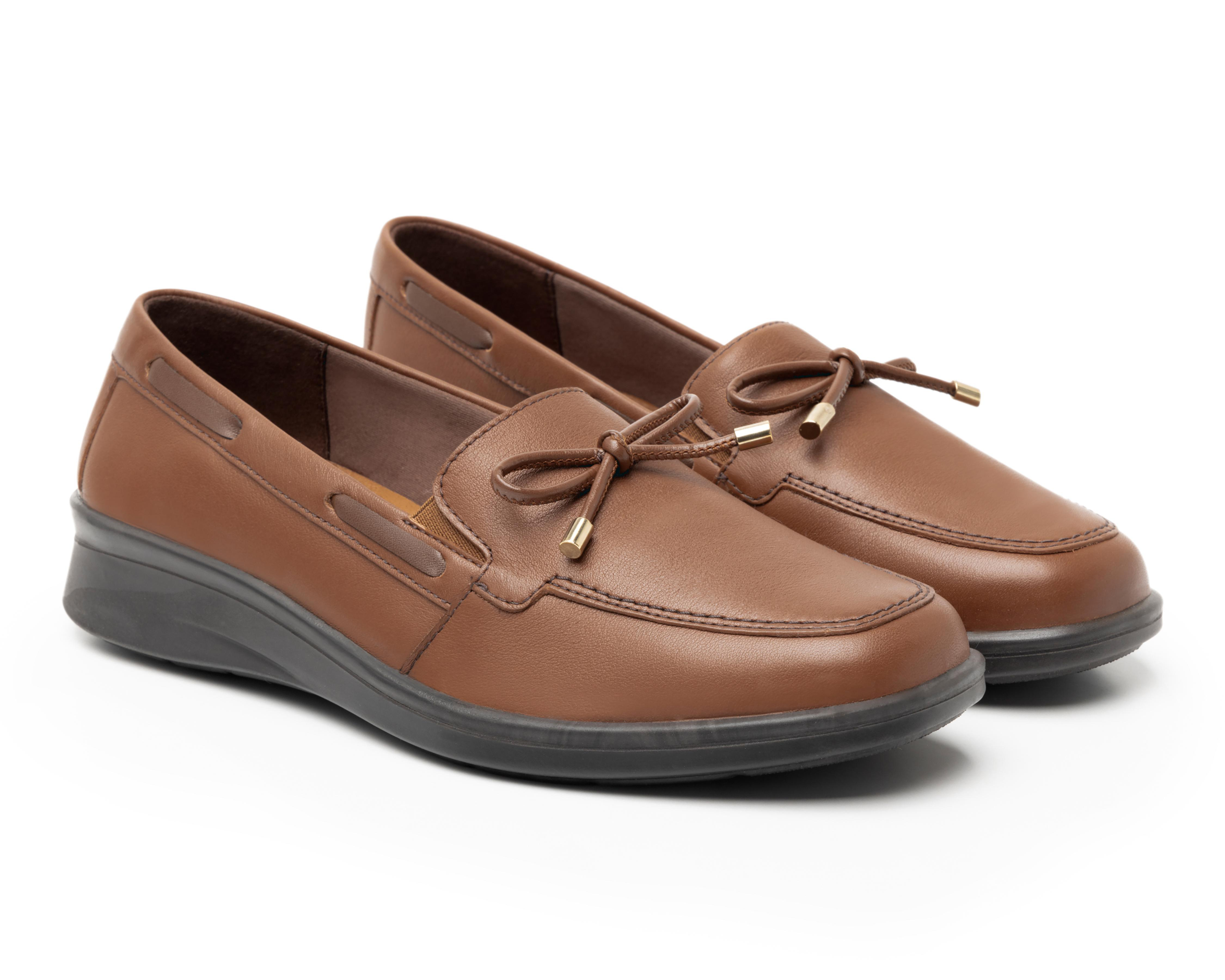 Foto 1 | Zapatos Confort Flexi de Piel para Mujer
