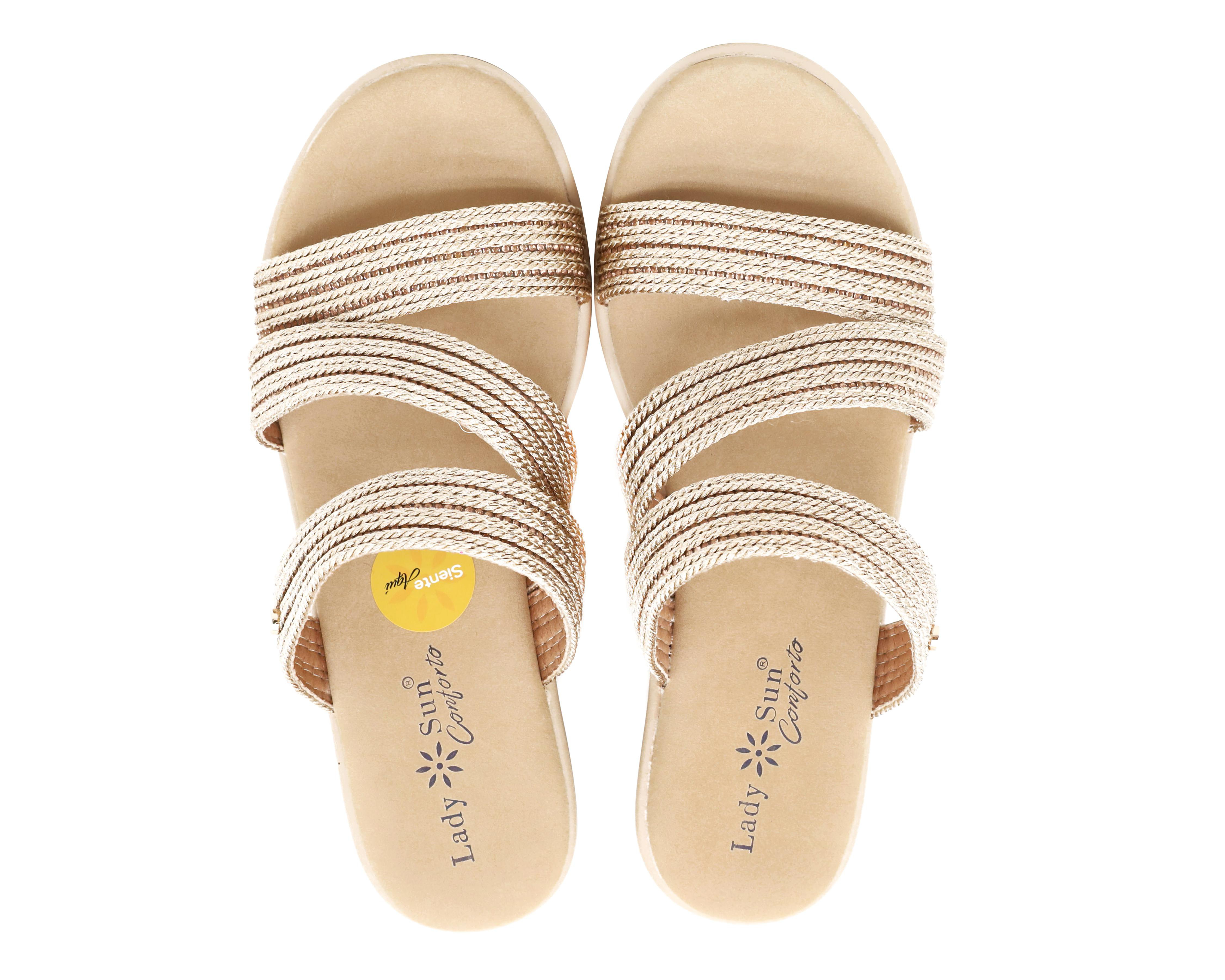 Foto 4 pulgar | Sandalias Confort Lady Sun Conforto para Mujer