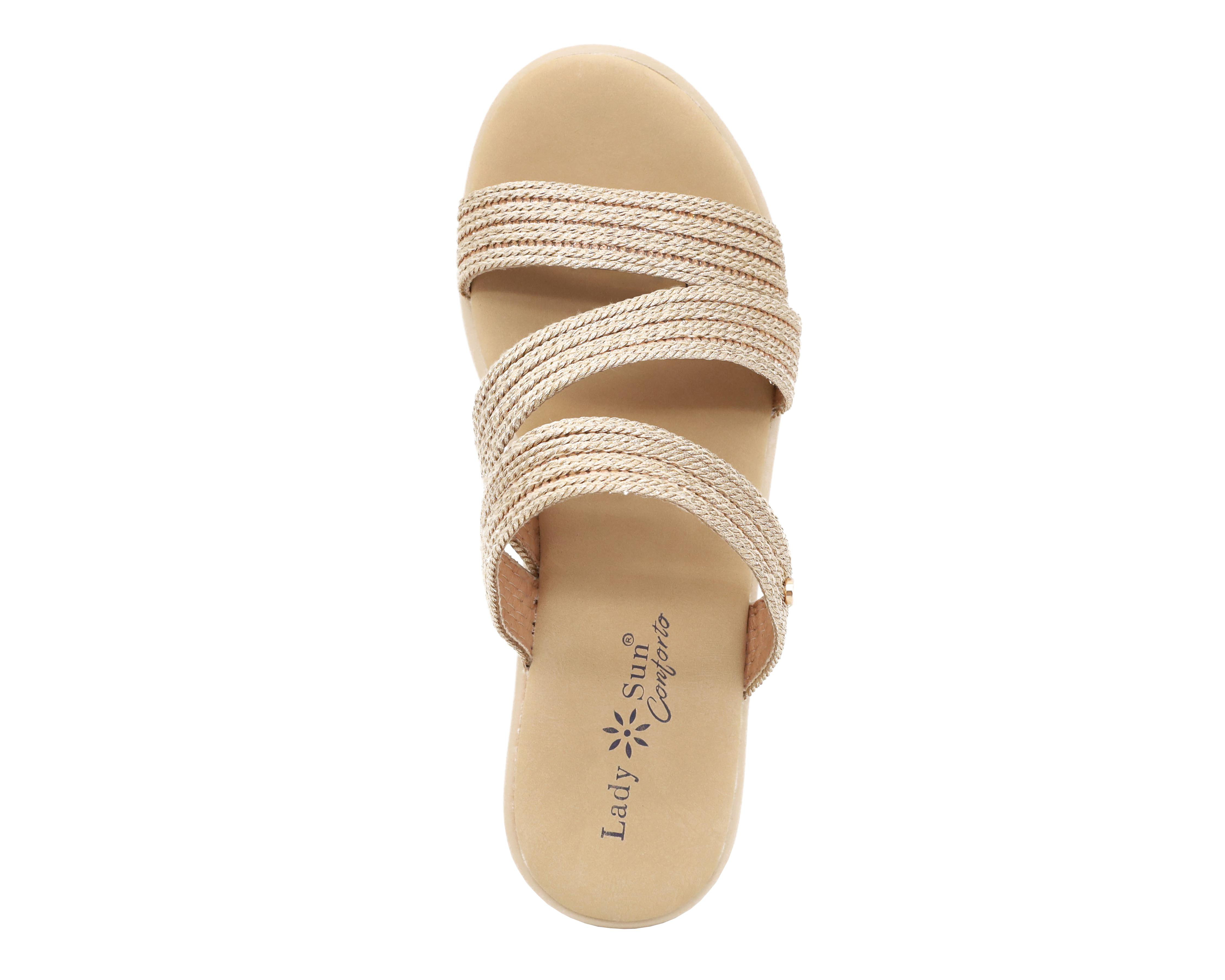 Foto 6 pulgar | Sandalias Confort Lady Sun Conforto para Mujer